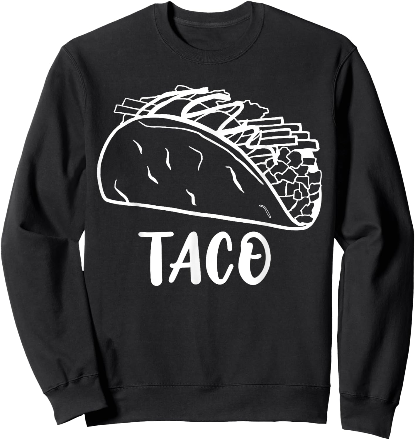 Taco Mom Burrito Taco Taquito Matching Family Sweatshirt - Sweatshirt | Black