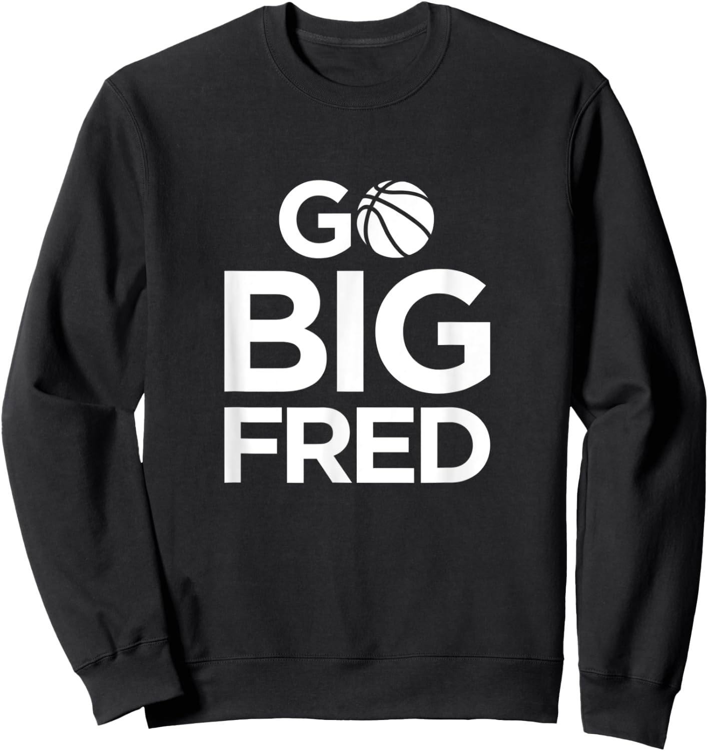 Go Big Fred Sweatshirt - Sweatshirt | Black