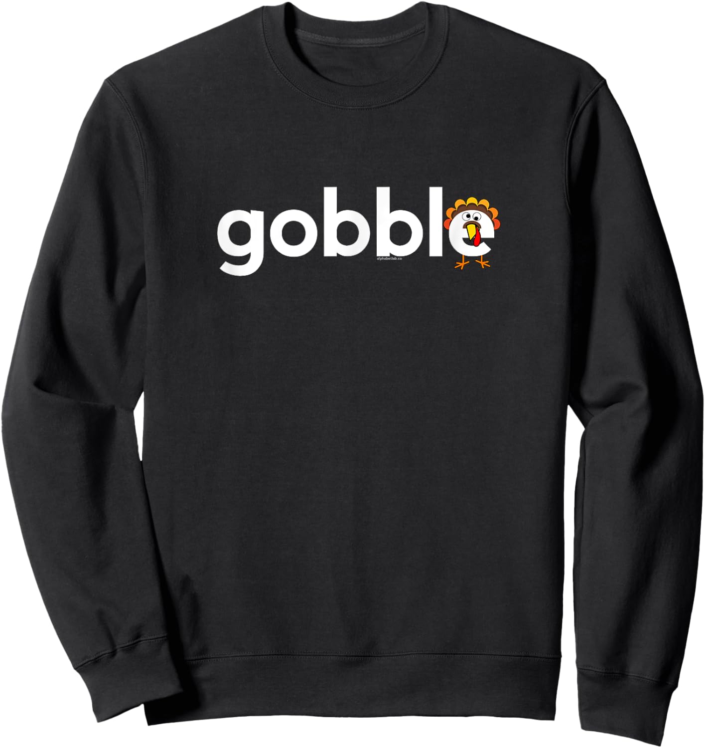 Thanksgiving Women | Gobble Silly Turkey Day Thanks Sweatshirt - Sweatshirt | Black