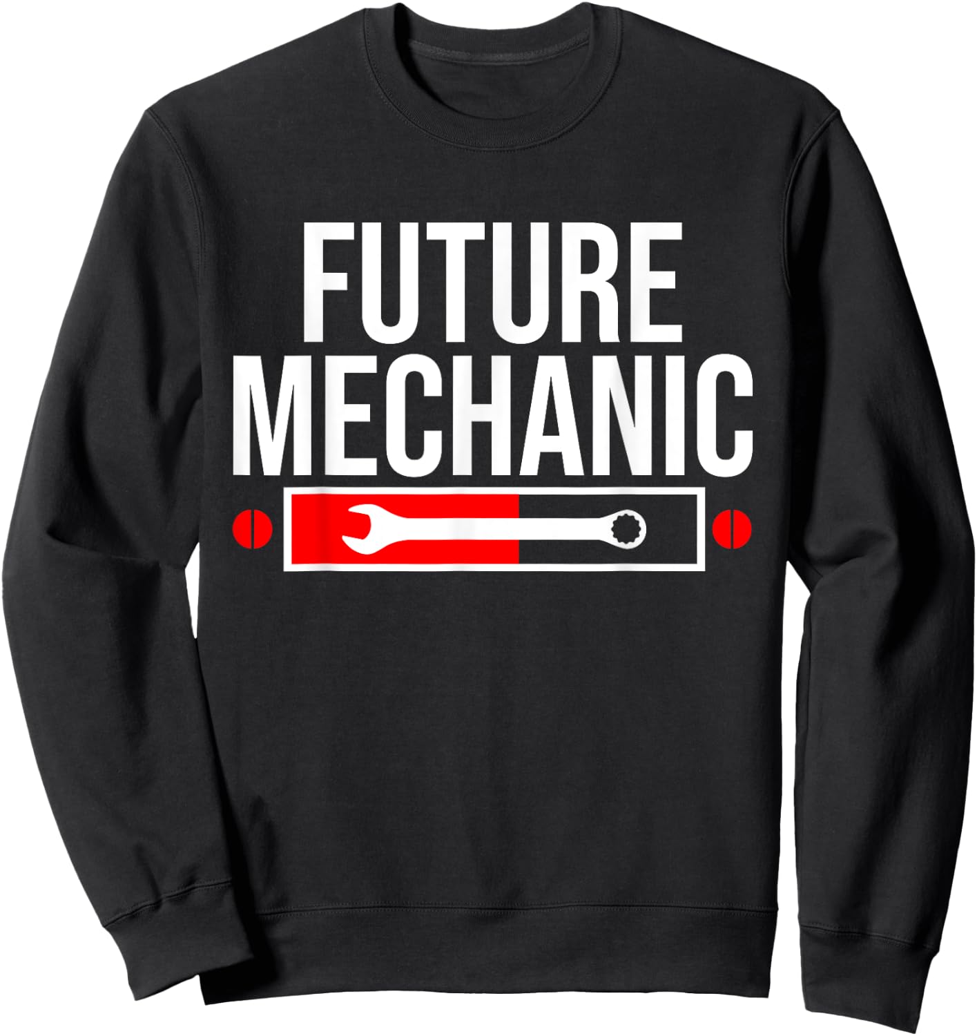 Future Mechanic In Progress Funny Auto Mechanic Humor Gift Sweatshirt - Sweatshirt | Black