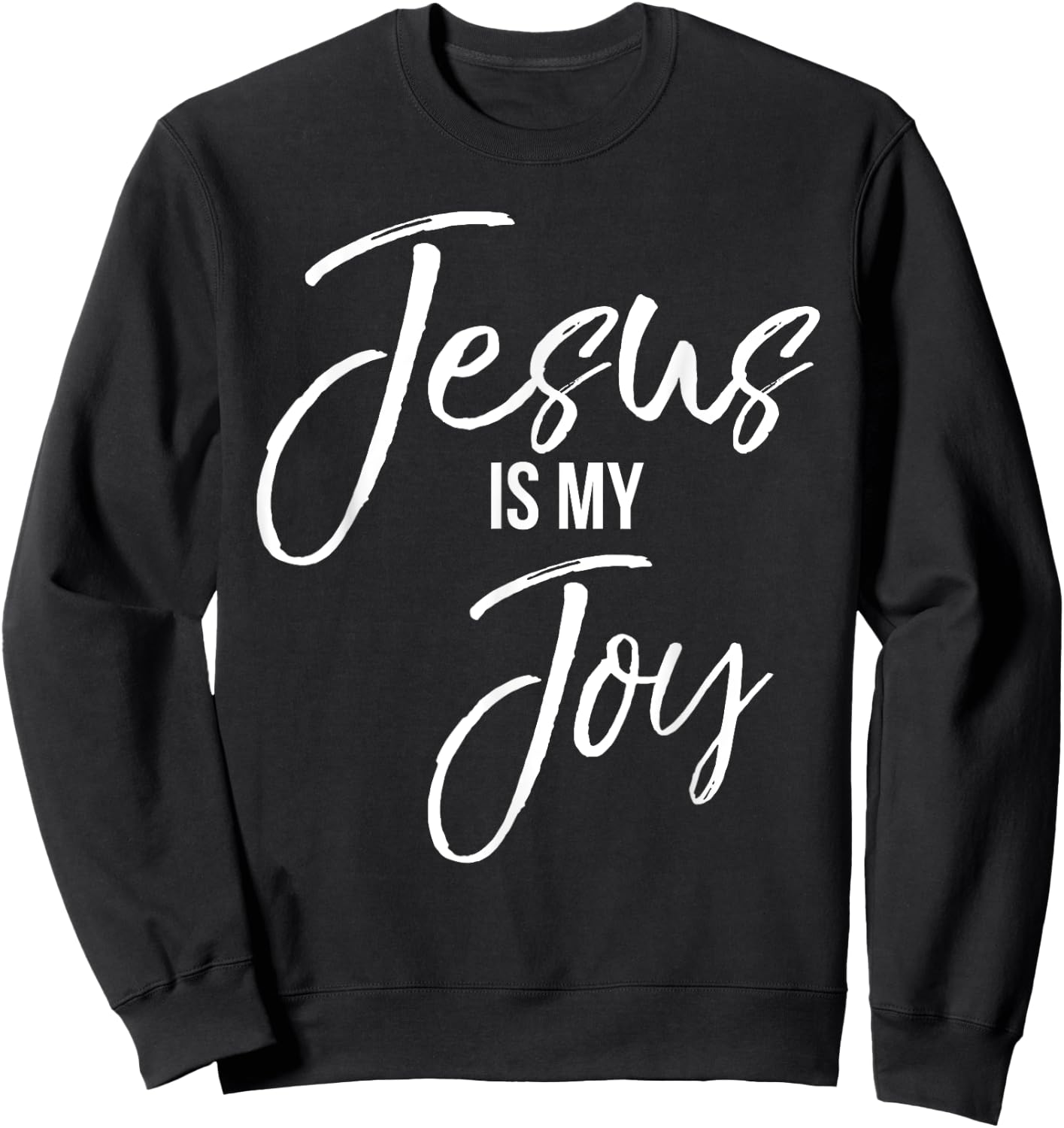 Jesus is My Joy Shirt Vintage Faith Christian Shirt Love God Sweatshirt - Sweatshirt | Black