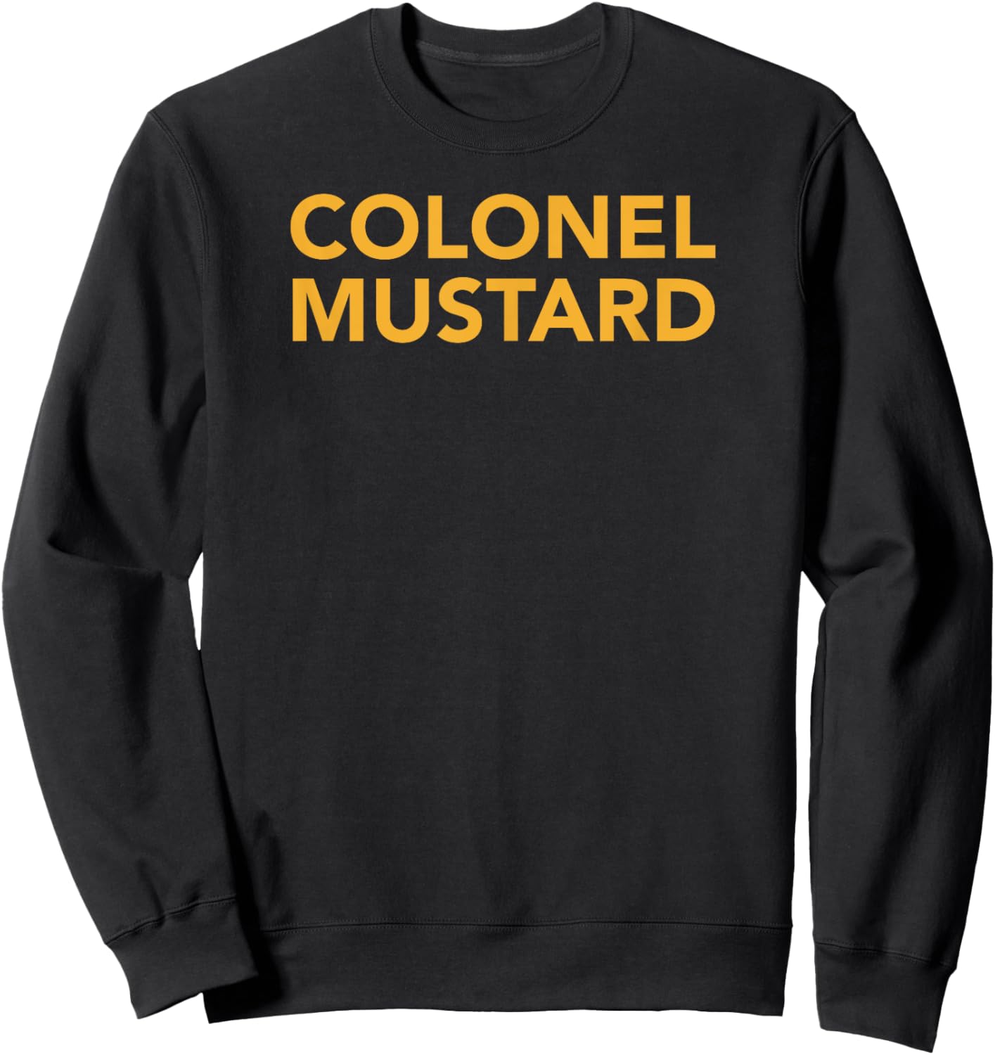 Simple Halloween costume , Colonel Mustard shirt Sweatshirt - Sweatshirt | Black
