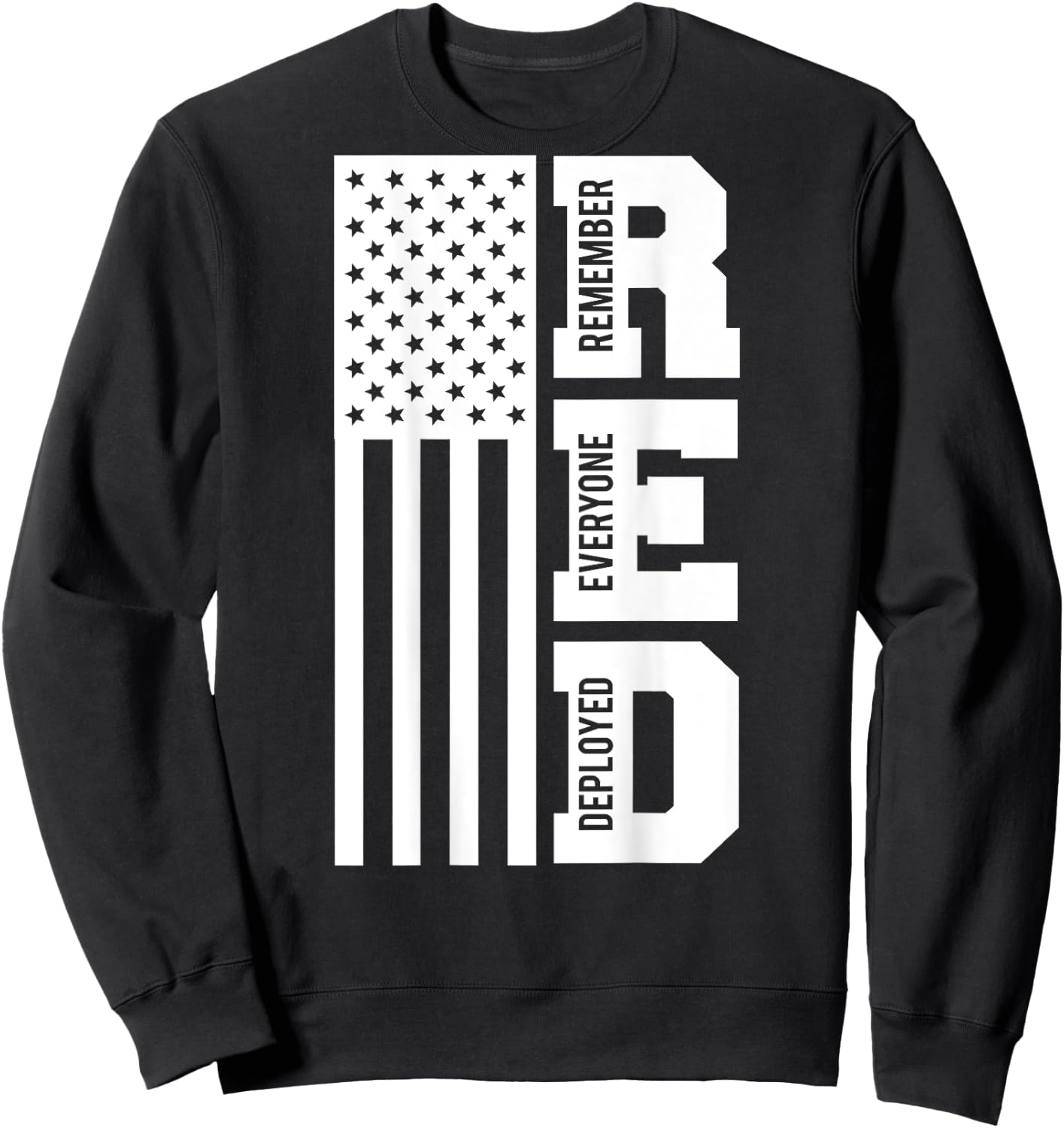 On Fridays We Wear Red Soldiers Veterans Day ON BACK Sweatshirt - Sweatshirt | Black