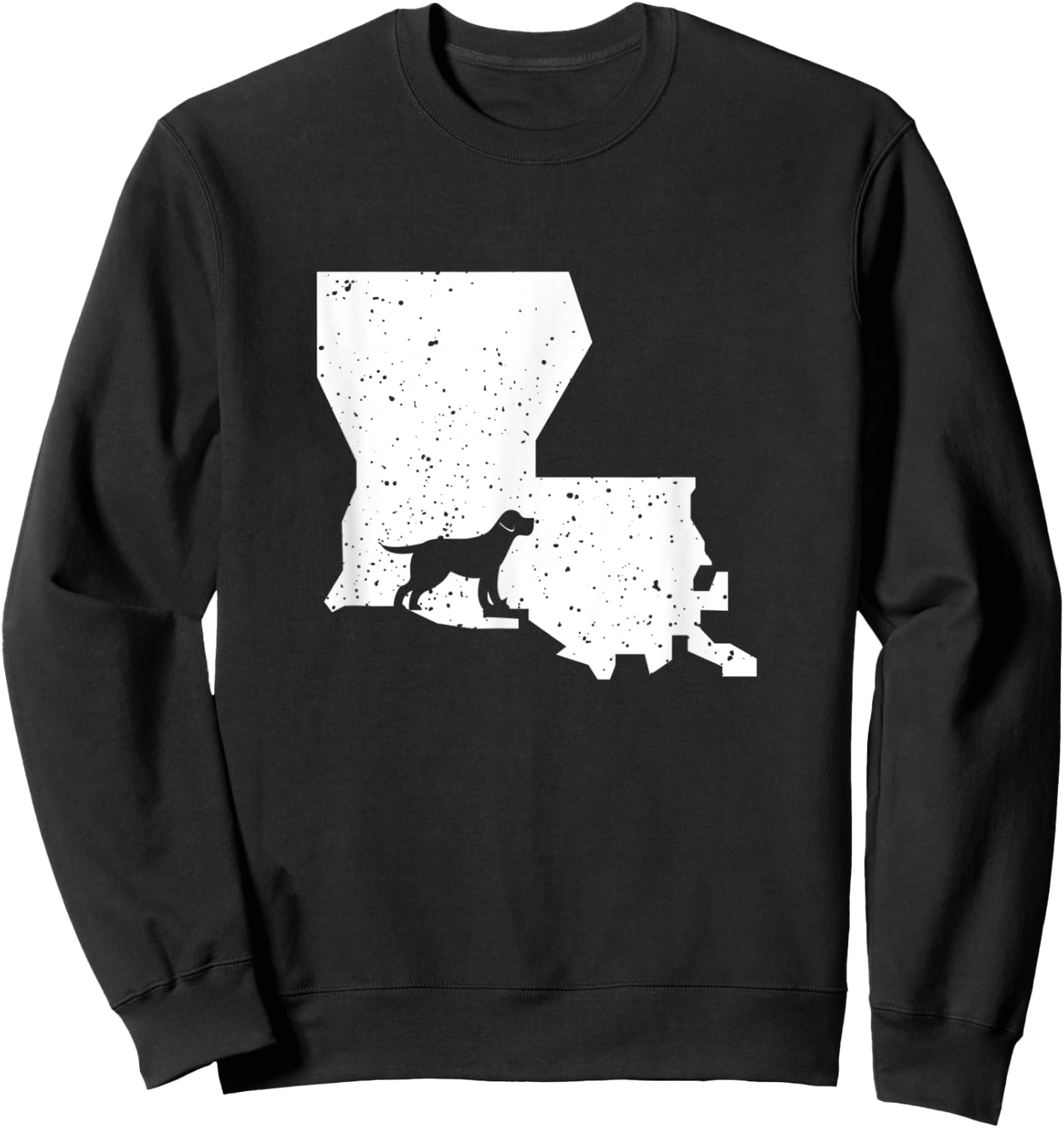 Labrador Louisiana Dog Lover Sweatshirt - Sweatshirt | Black