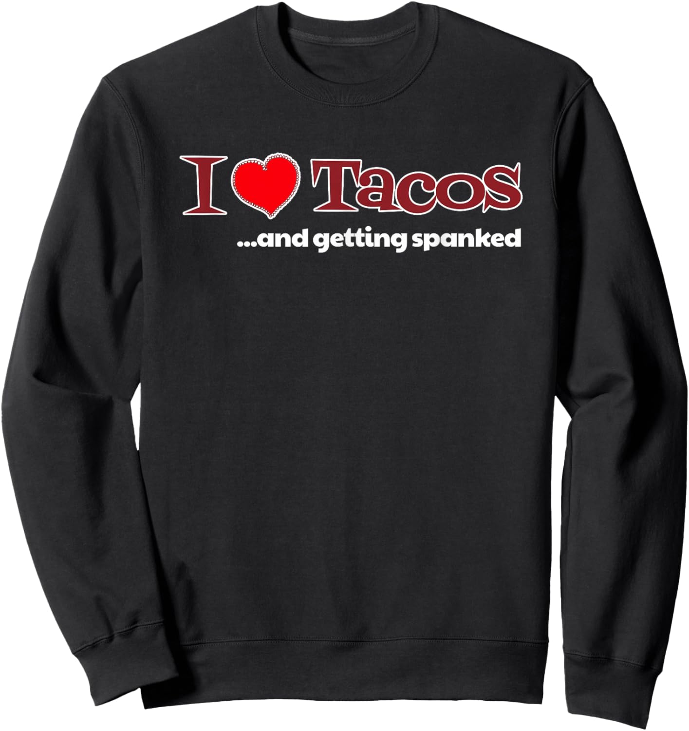 Kinky Spanking | Safe Word Shirt | Getting Spanked Sweatshirt - Sweatshirt | Black