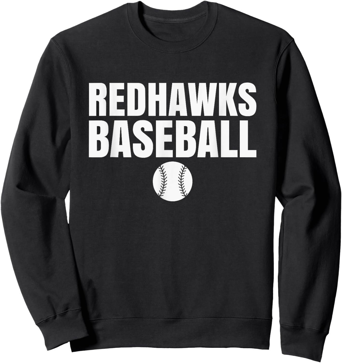 Union Redhawks Baseball Sweatshirt - Sweatshirt | Black