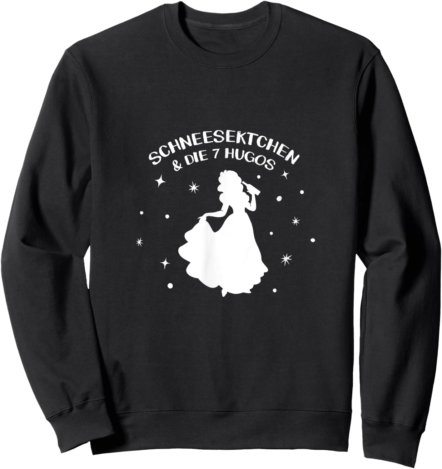 Schneesektchen JGA Alkohol Junggesellinnenabschied Damen Sweatshirt - Sweatshirt | Black