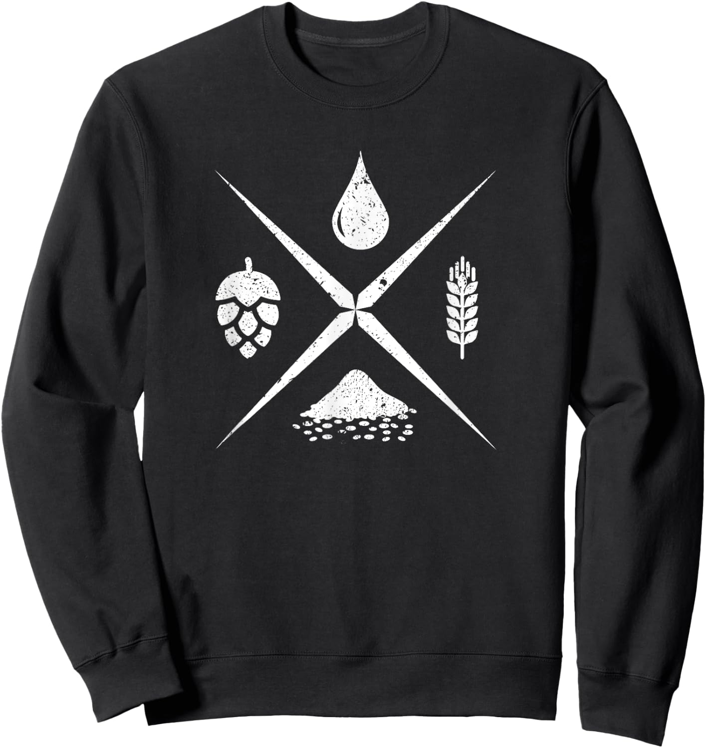 Beer Brewer Craft Beer Homebrew IPA Shirt Gift Sweatshirt - Sweatshirt | Black