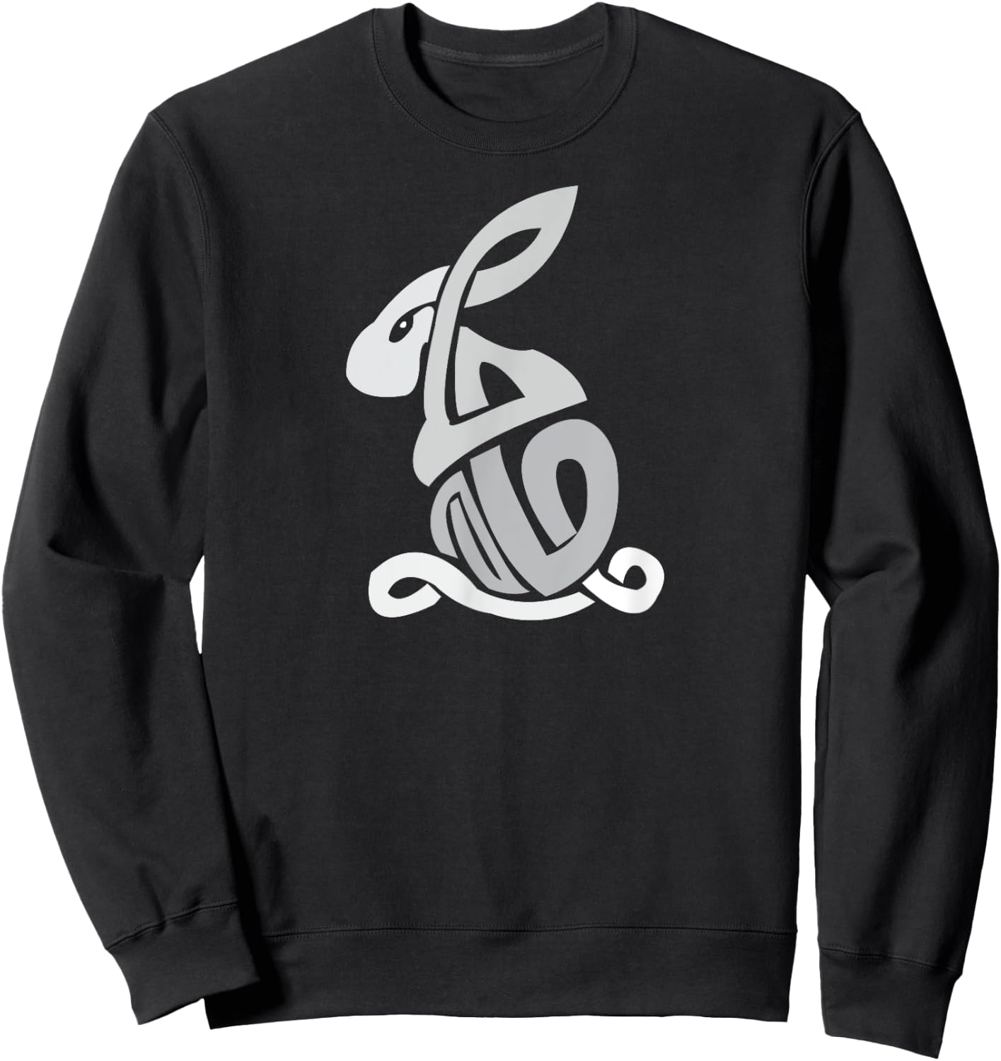 Celtic Symbols Celtic Rabbit Celtic Knots Irish Symbol Sweatshirt - Sweatshirt | Black
