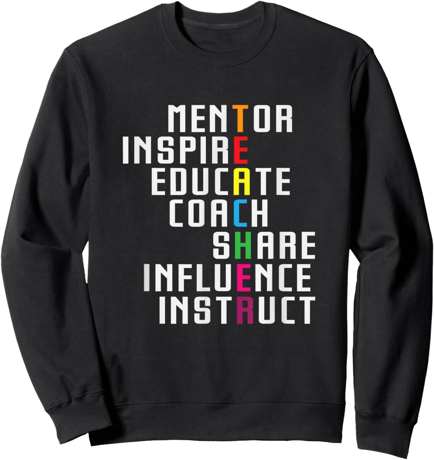 Teacher Inspirational Educator Favorite School Teacher Men Women Girls Kids Sweatshirt - Sweatshirt | Black