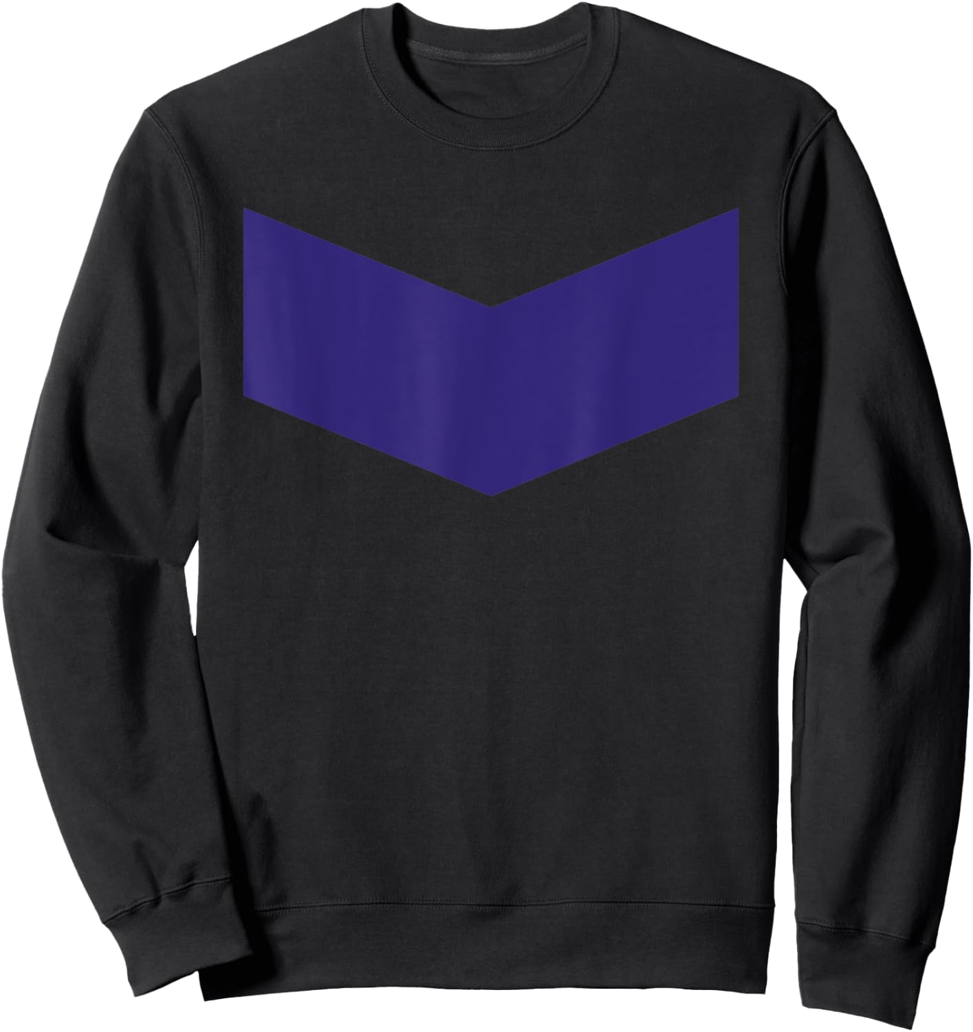 Purple Chevron Iconic Sweatshirt - Sweatshirt | Black
