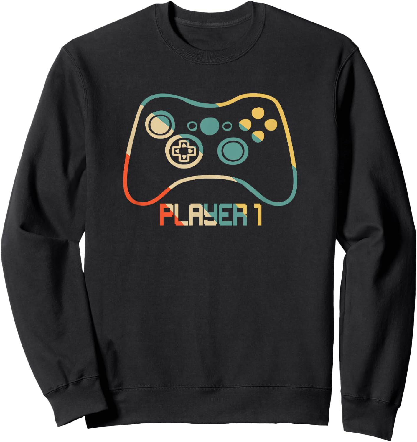 Matching Gamer for Dad, Mom & kids Player 1,2,3 Sweatshirt - Sweatshirt | Black