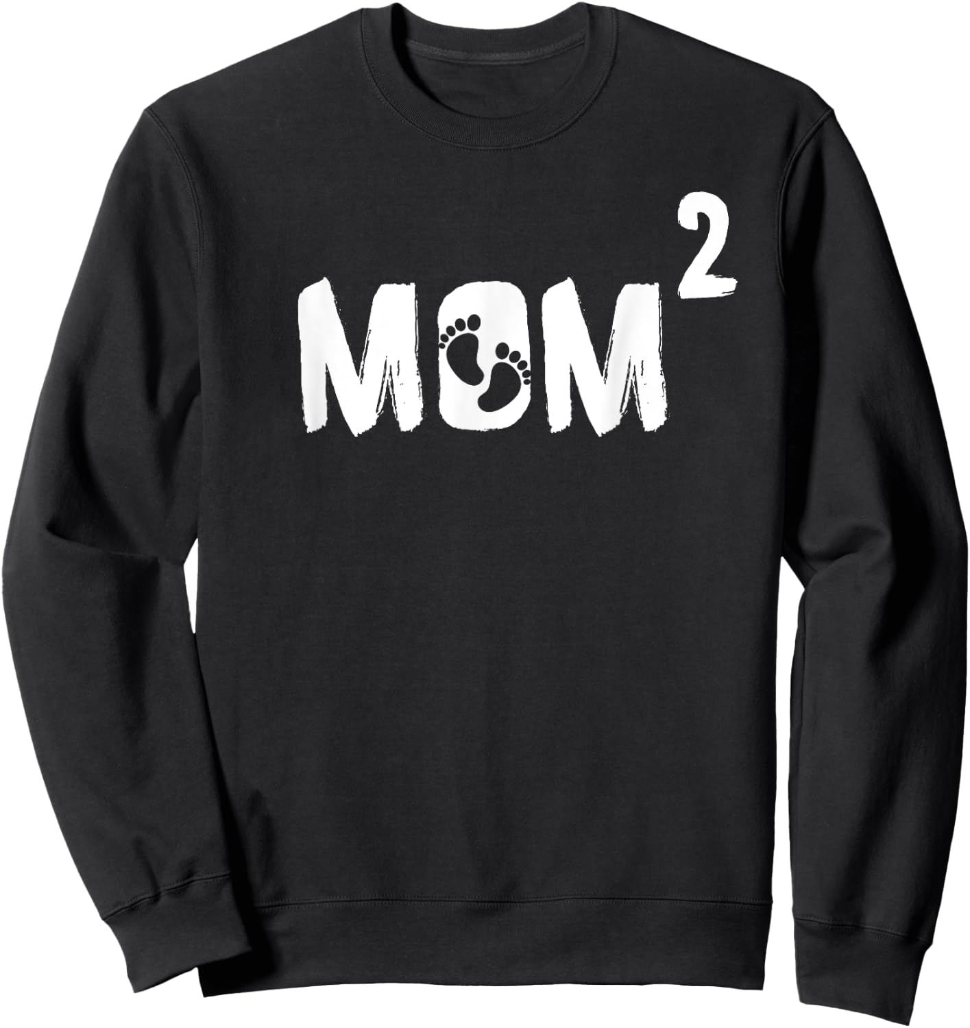 Pregnancy Announcement Mom 2 Second Baby Sweatshirt - Sweatshirt | Black