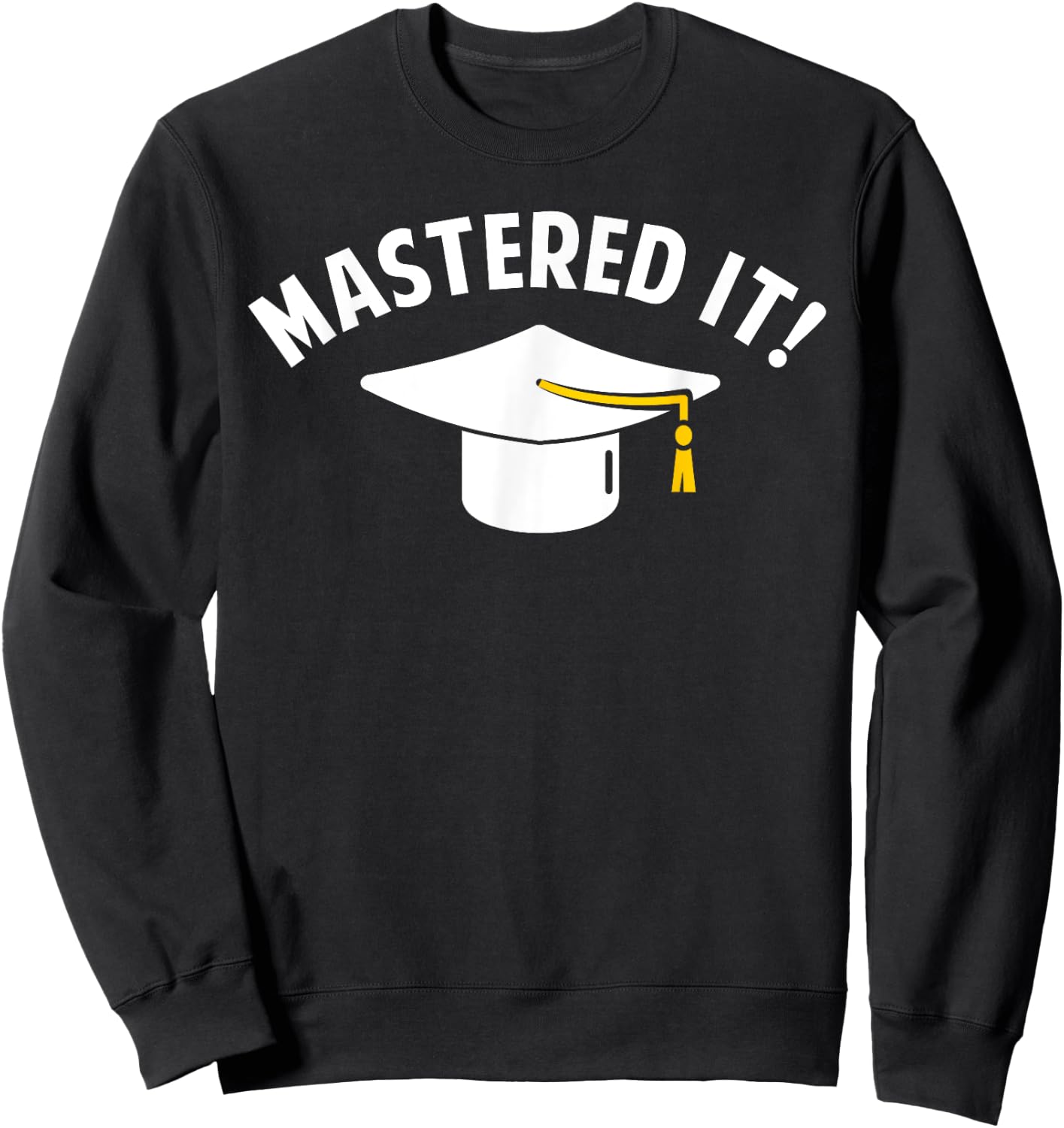 Cool Masters Degree Graduation Women Masters Degree Sweatshirt - Sweatshirt | Black