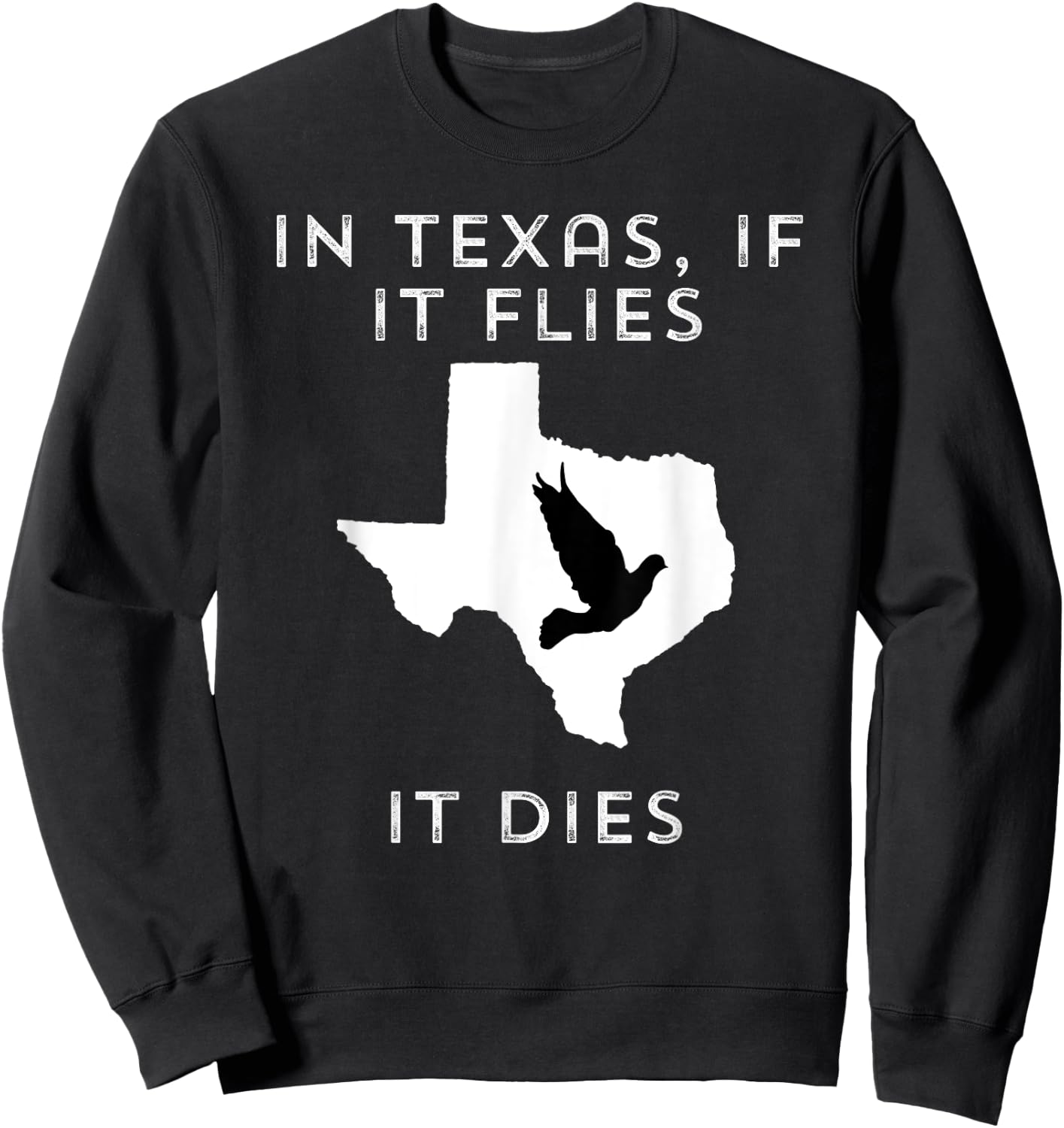 Dove hunting shirts Texas Sweatshirt - Sweatshirt | Black