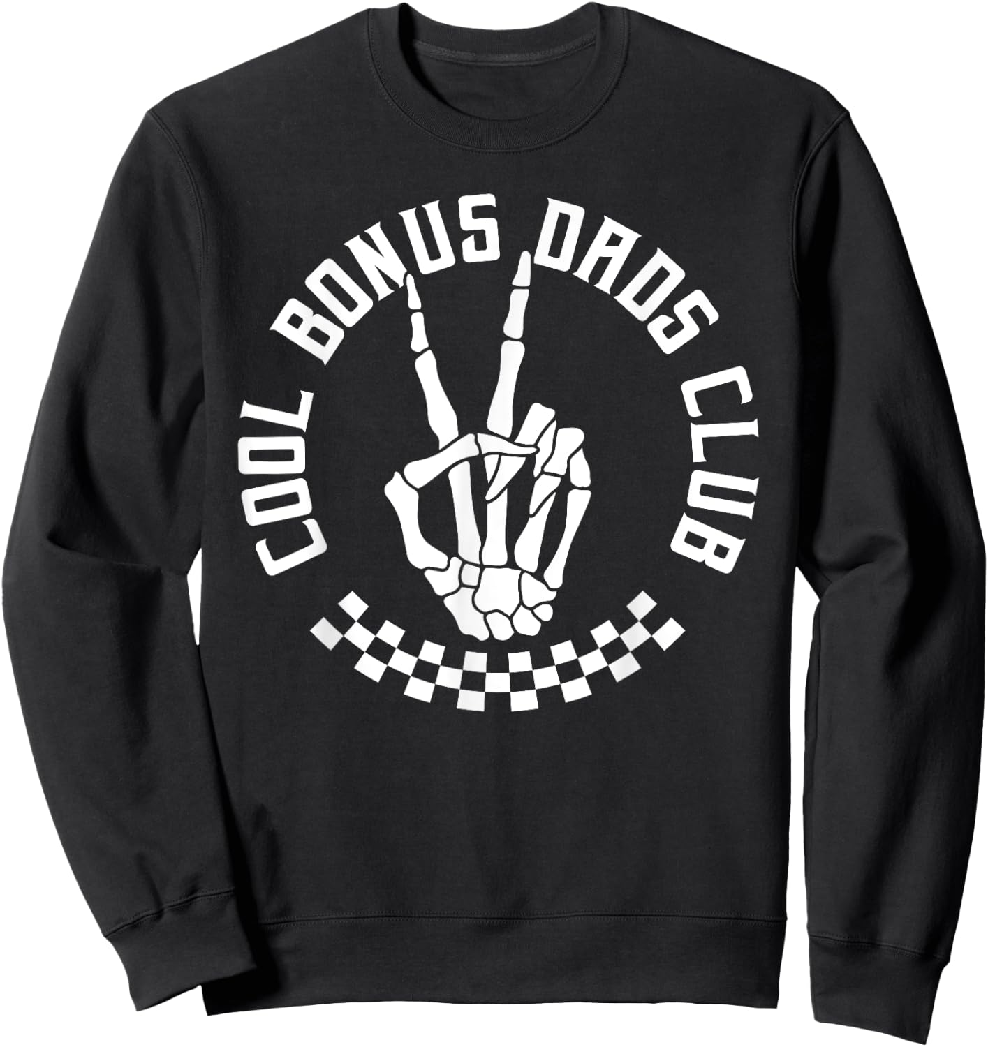 Stepdad Cool Bonus Dad Club Step Dad Emo Stepfather Sweatshirt - Sweatshirt | Black