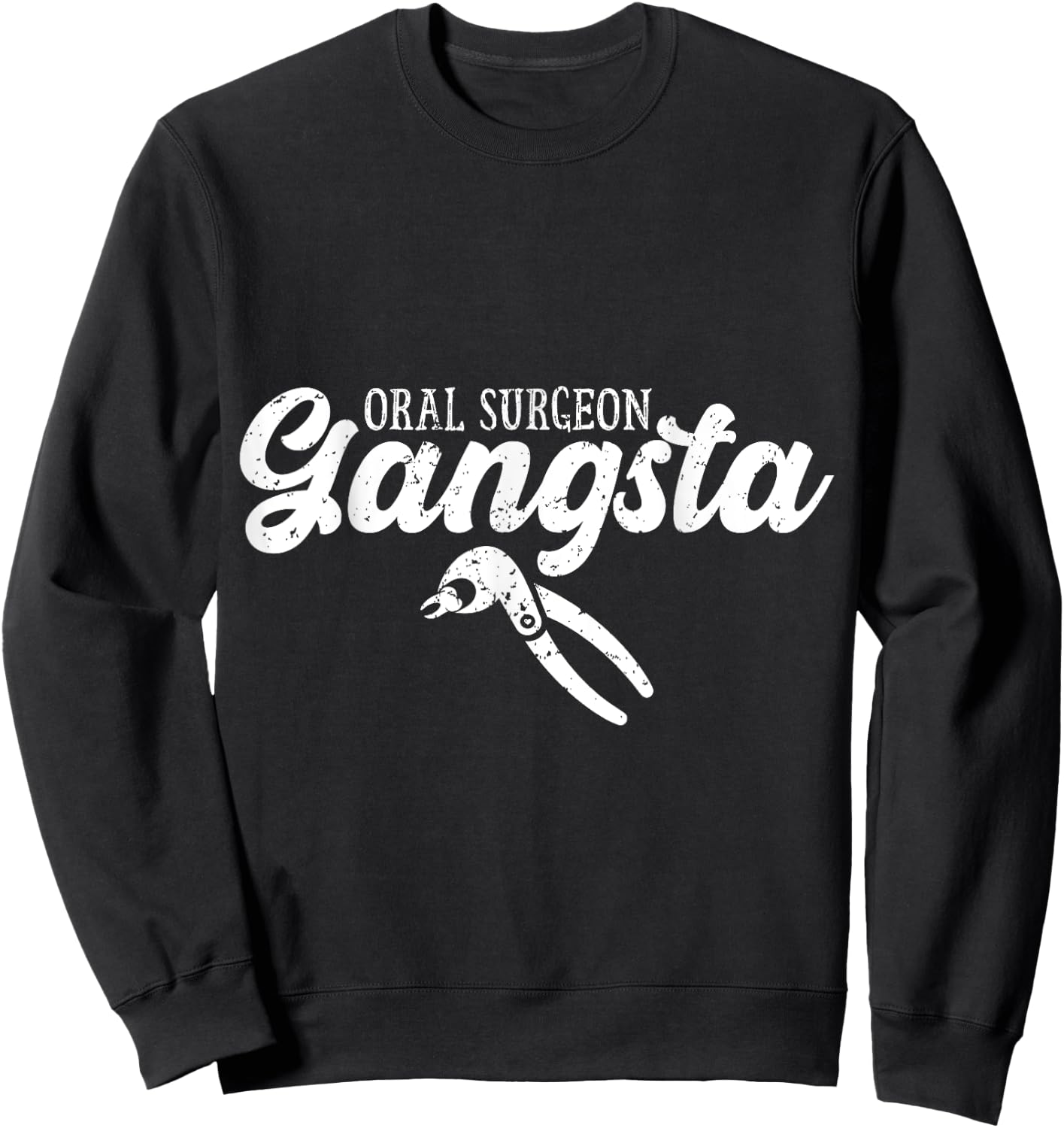 Oral surgeon dental surgery Sweatshirt - Sweatshirt | Black