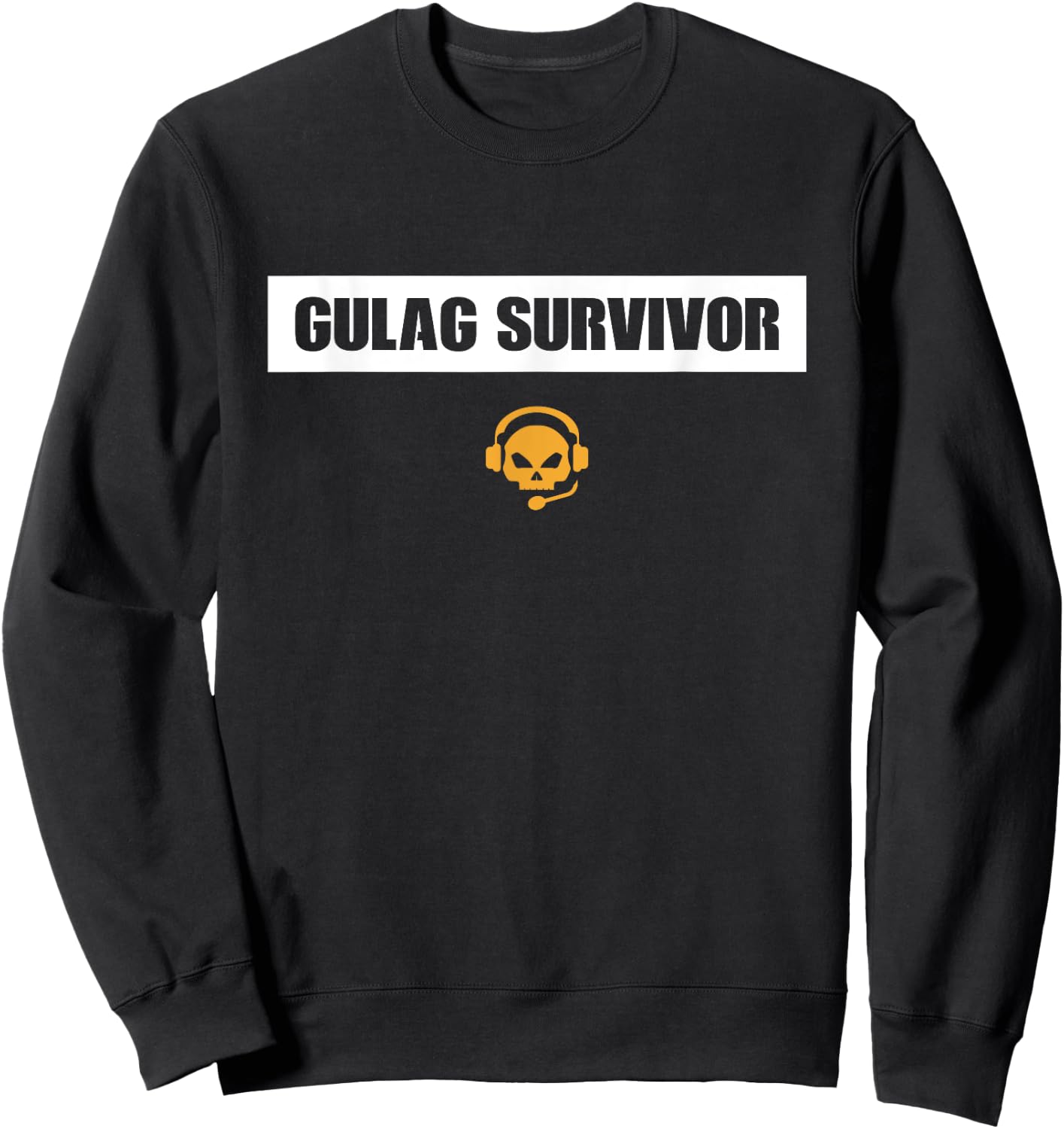 Warzone | Gulag Survivor Recon Ghost Headphone Gaming Sweatshirt - Sweatshirt | Black