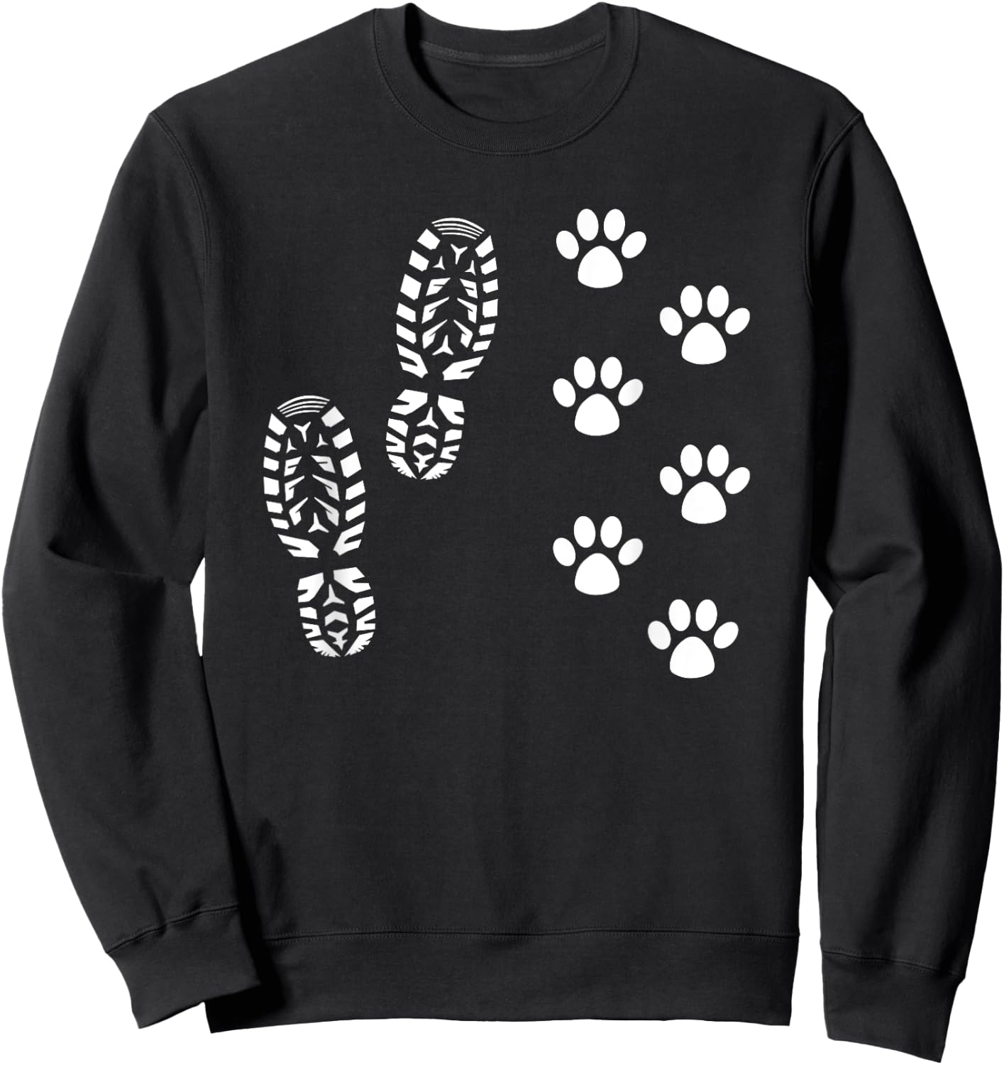 Hiking And Dogs Hiker Dog Lover Mountain Climbing Hiker Men Women Sweatshirt - Sweatshirt | Black