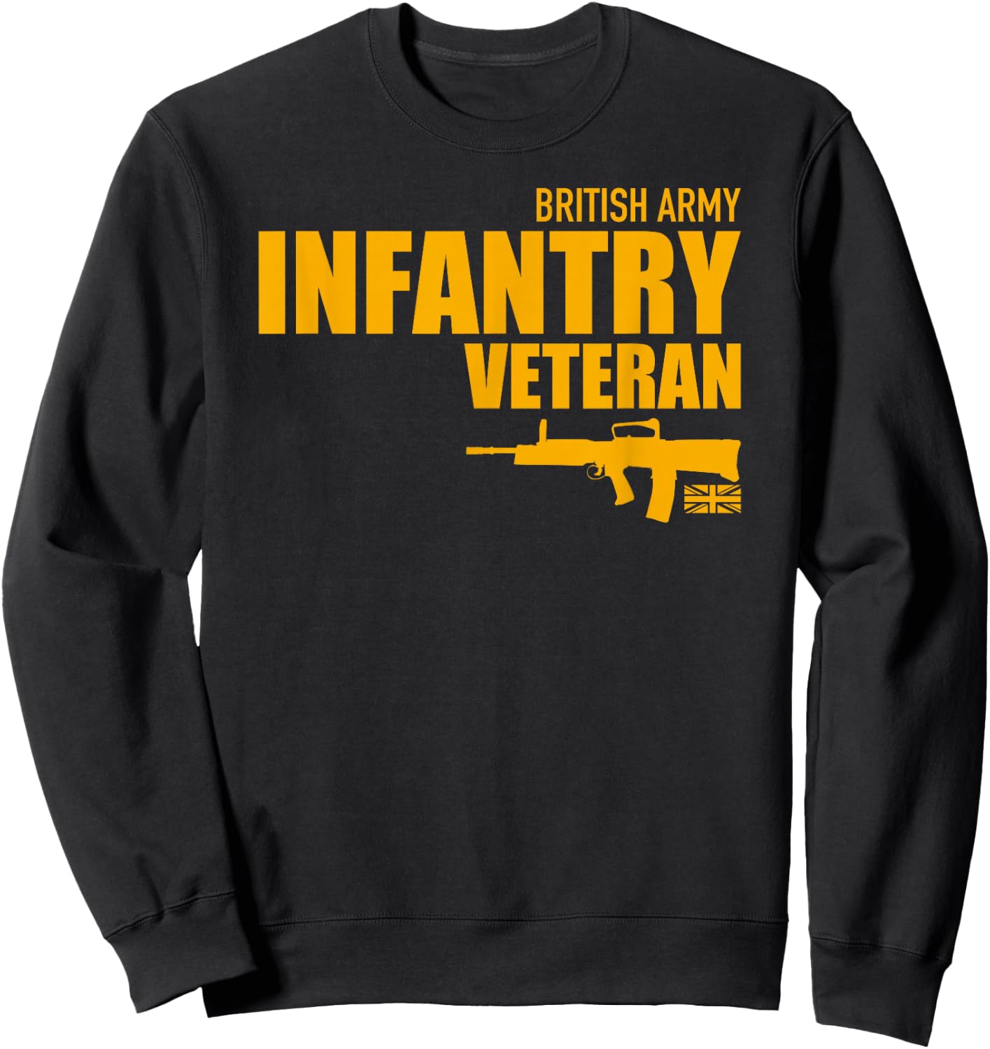 British Army Infantry Veteran Sweatshirt - Sweatshirt | Black
