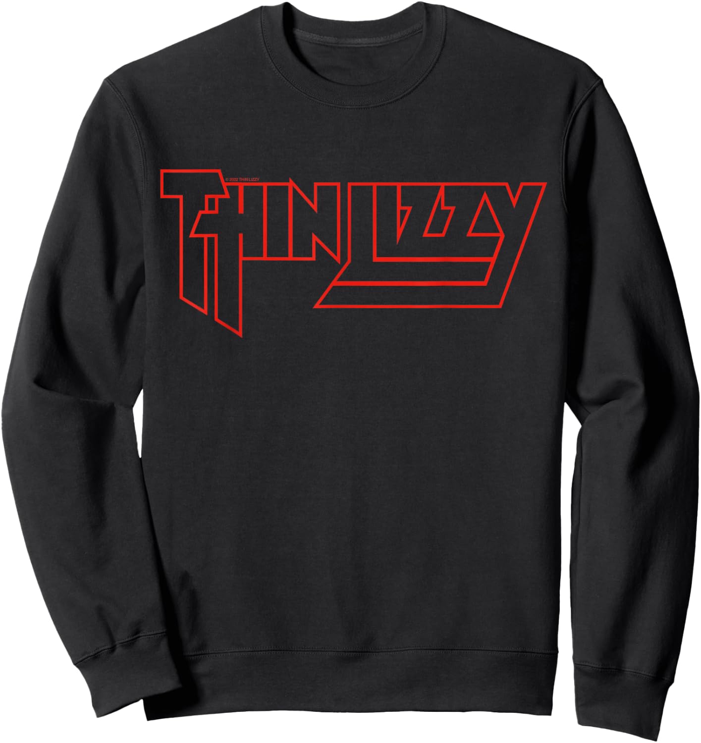 Thin Lizzy Life Red Logo Sweatshirt - Sweatshirt | Black