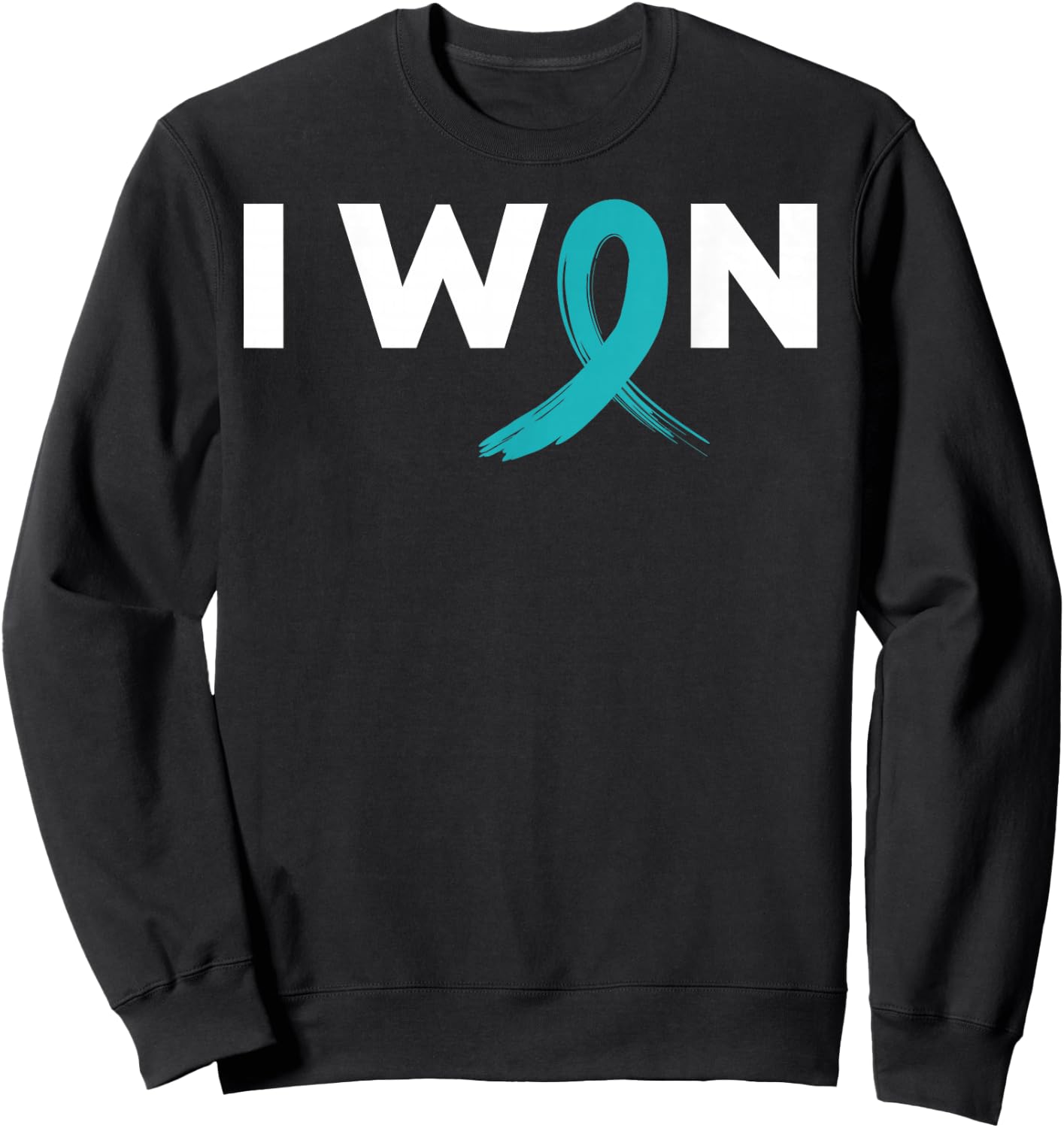 Ovarian Cancer Survivor Sweatshirt - Sweatshirt | Black