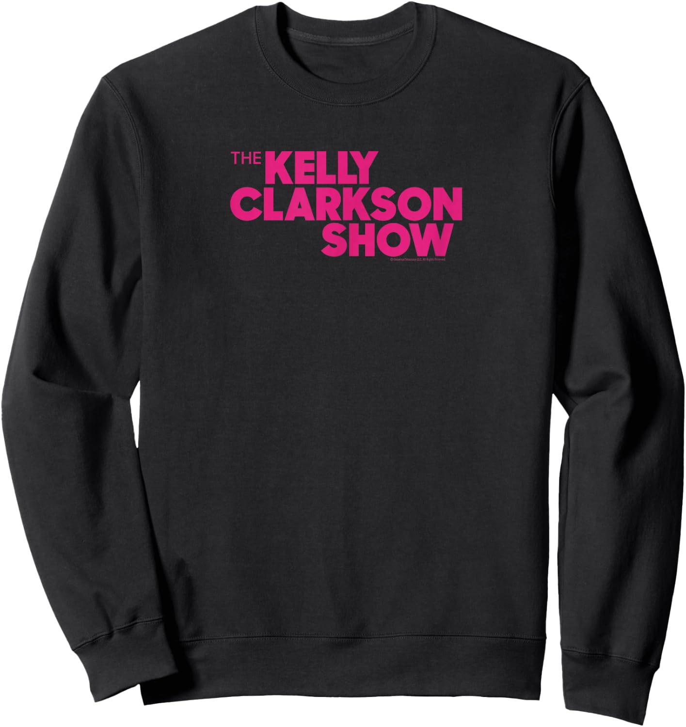 The Kelly Clarkson Show Single Color Logo Sweatshirt - Sweatshirt | Black