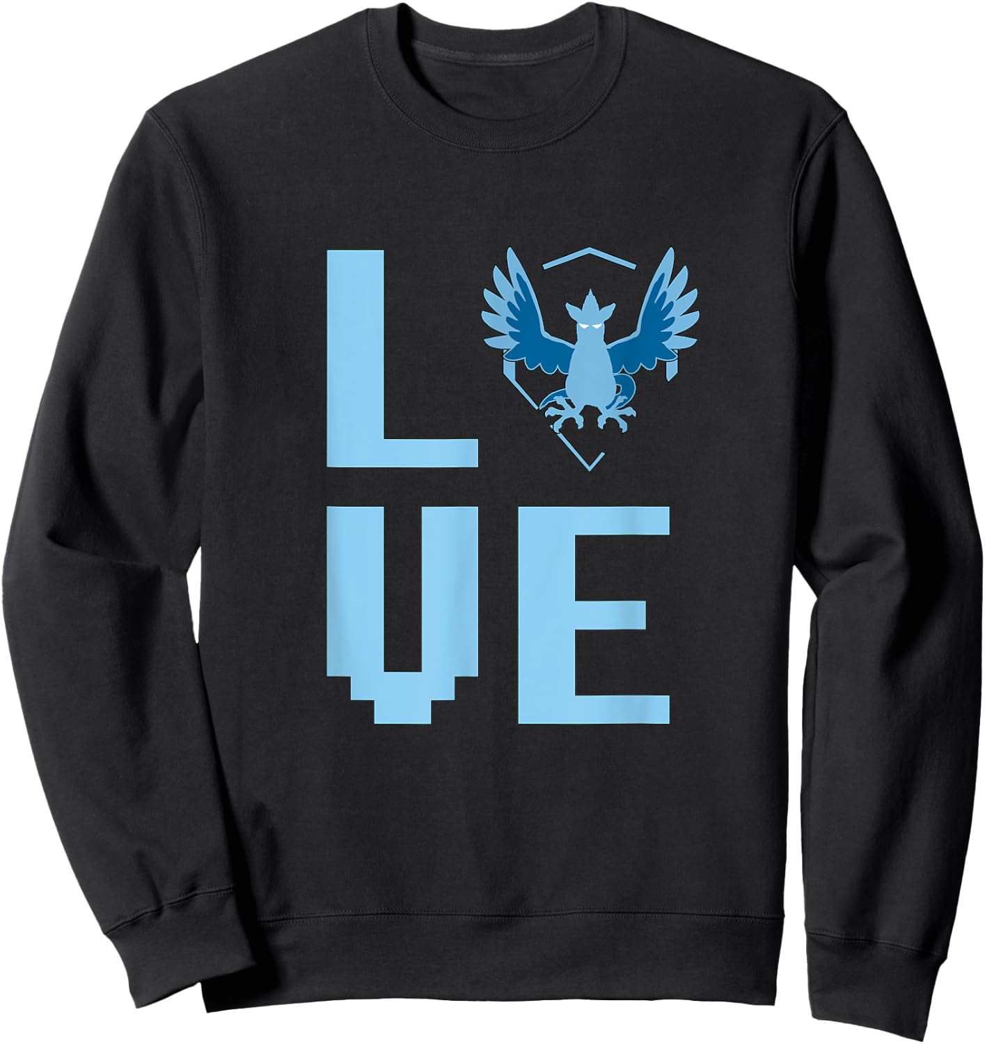 "LOVE" - - Go Mystic Team Sweatshirt - Sweatshirt | Black