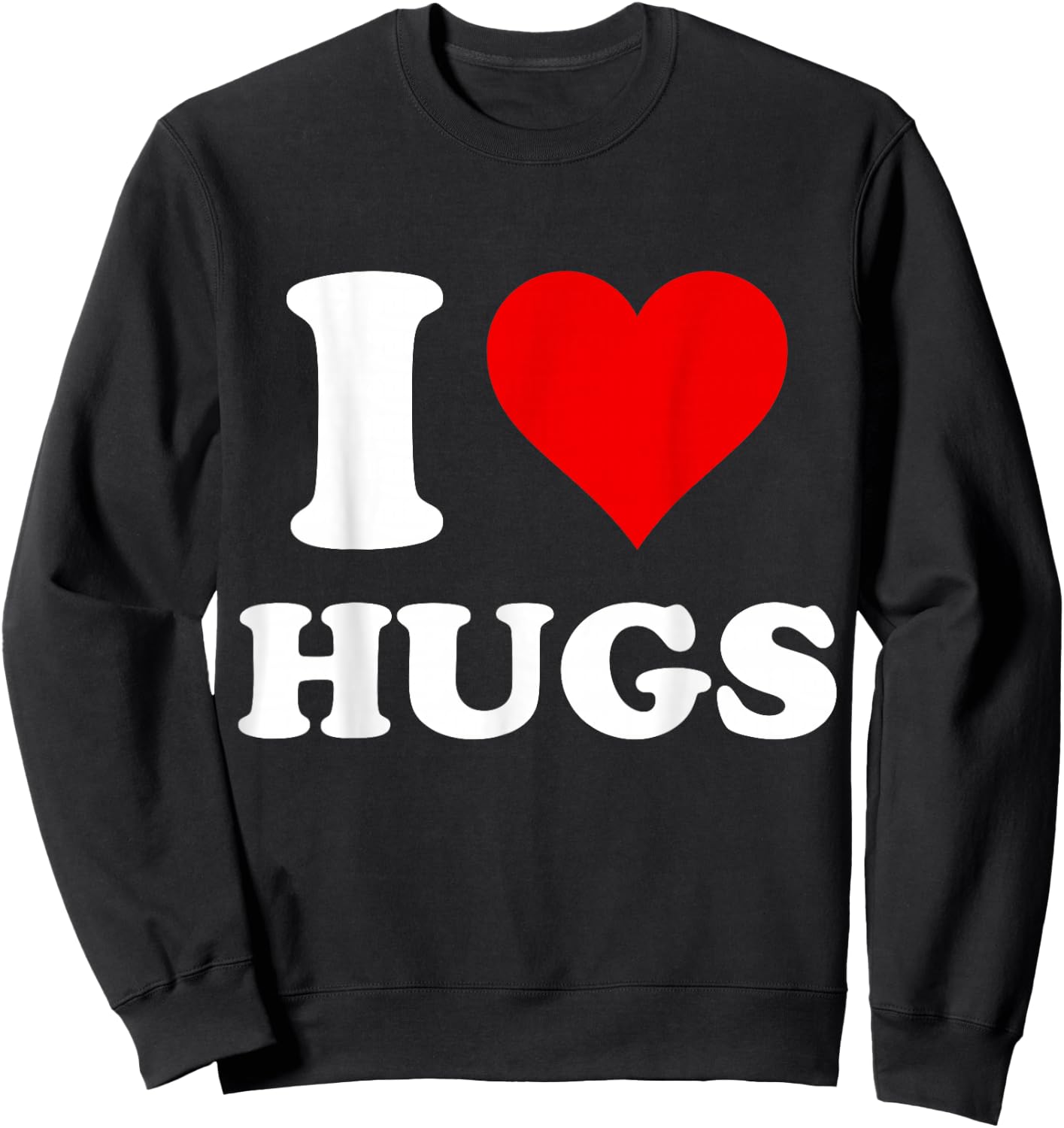 J'aime les câlins J'aime les câlins Sweatshirt - Sweatshirt | Black
