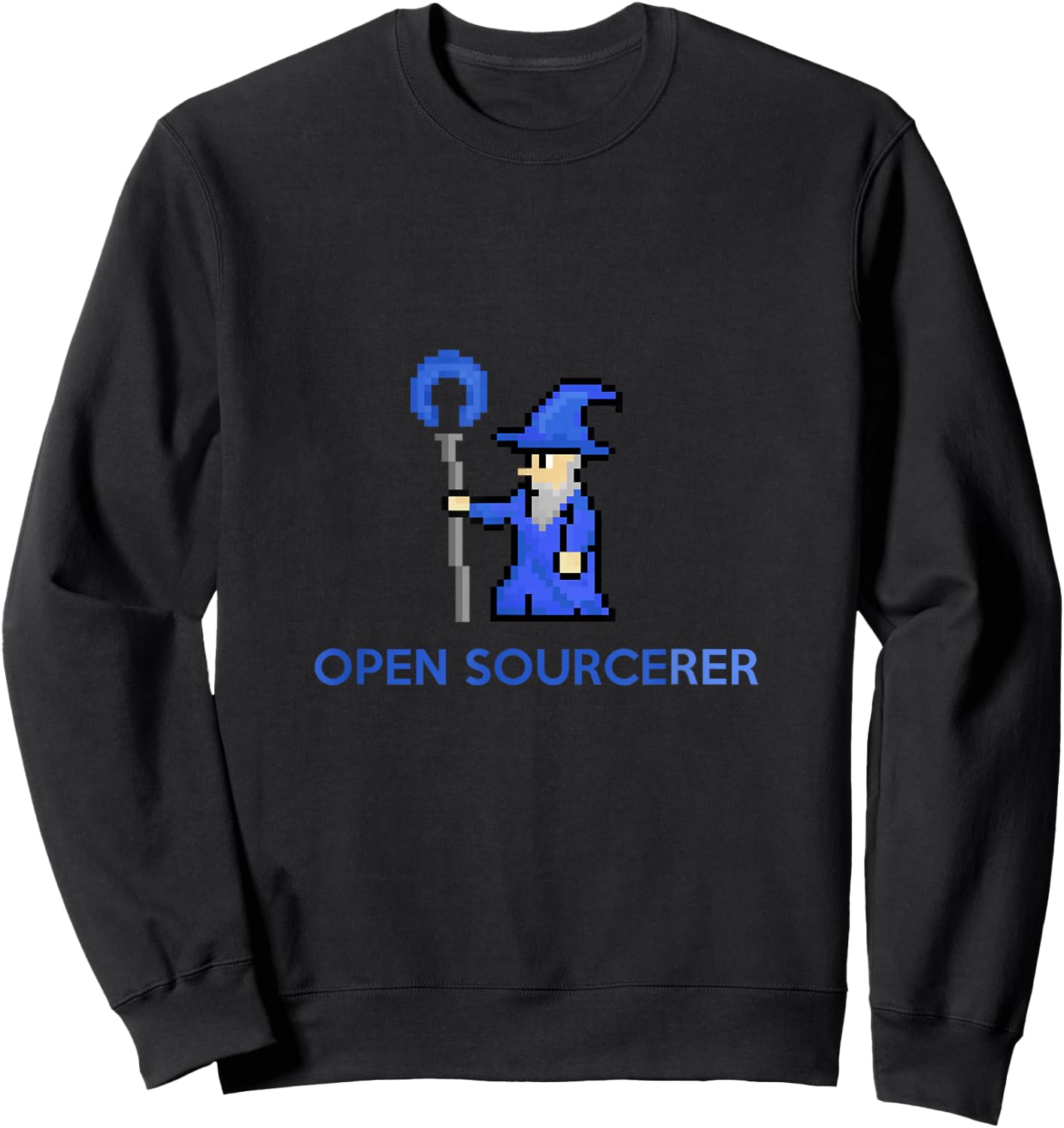 Open Sourcerer Programmer Computer Science Coder Gift Sweatshirt - Sweatshirt | Black