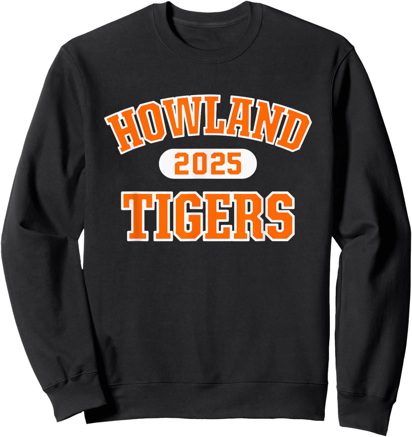 Howland Tigers High School Arch 2025 Sweatshirt - Sweatshirt | Black
