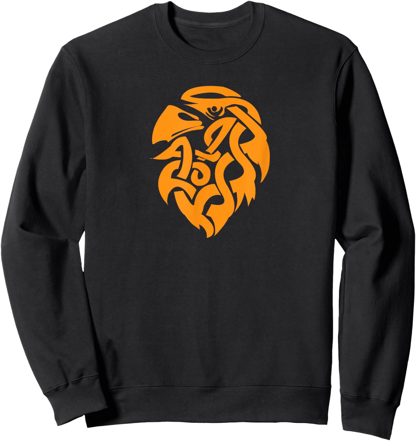 Celtic Symbols Celtic Hawk Celtic Knots Irish Symbol Sweatshirt - Sweatshirt | Black
