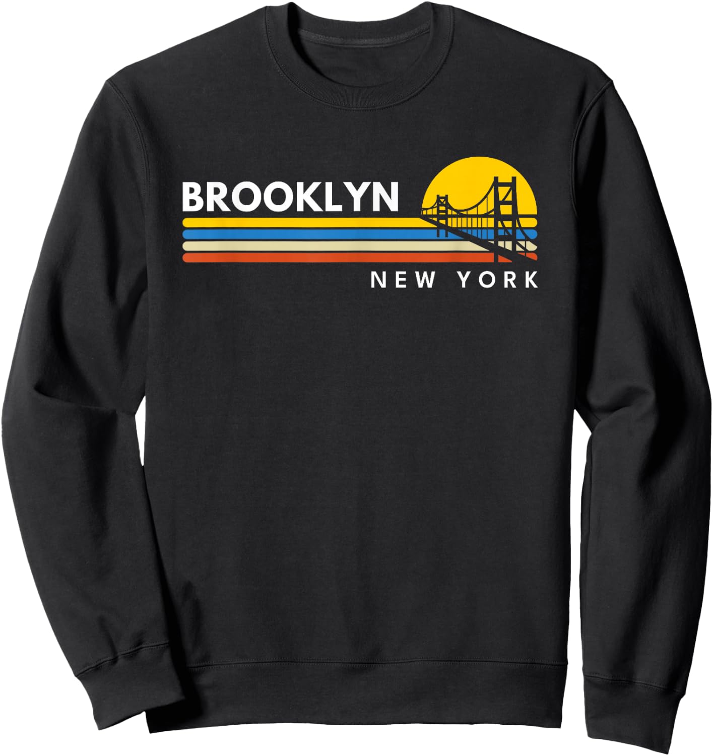Brooklyn New York NY , Black, S Sweatshirt - Sweatshirt | Black