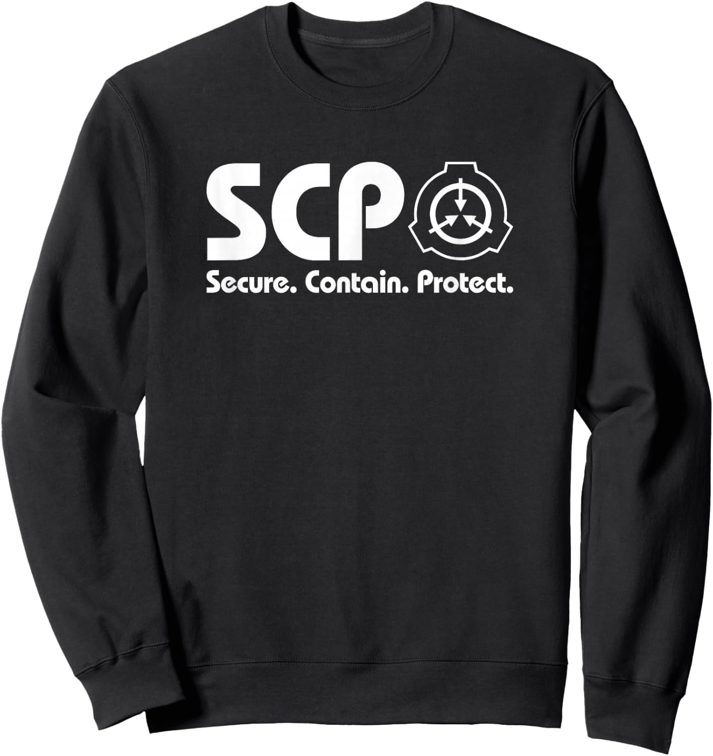 SCP Secure. Contain. Protect. - SCP Foundation 2 Sweatshirt - Sweatshirt | Black