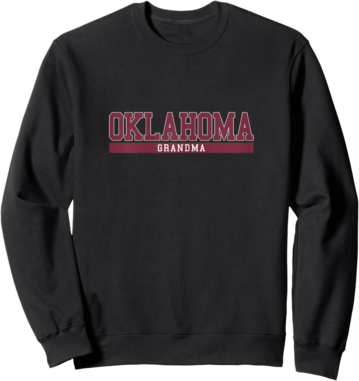 Oklahoma State Grandma University Sports Sweatshirt - Sweatshirt | Black