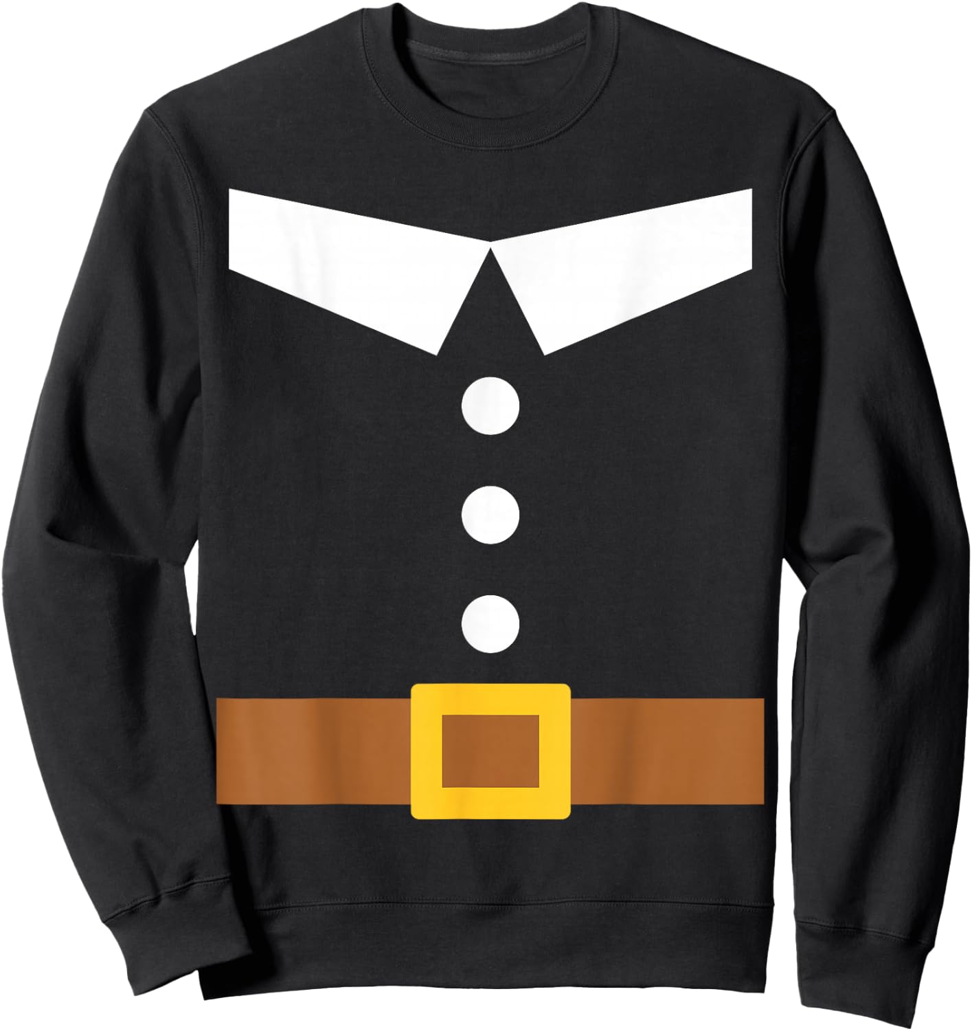 Thanksgiving Pilgrim Costume Toddler Kids Girls Turkey Day Sweatshirt - Sweatshirt | Black