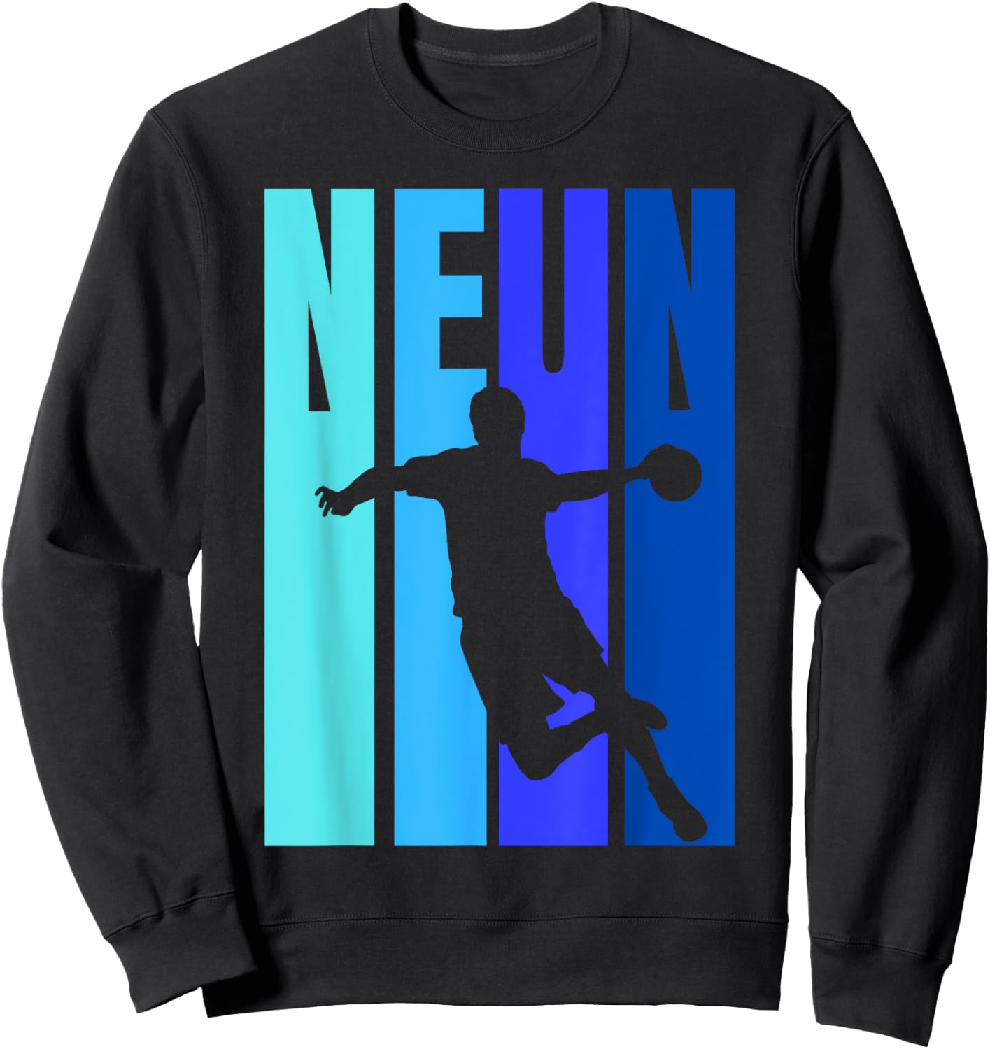 9. Geburtstag Jungs Handball - Neunter Geburtstag Sweatshirt - Sweatshirt | Black
