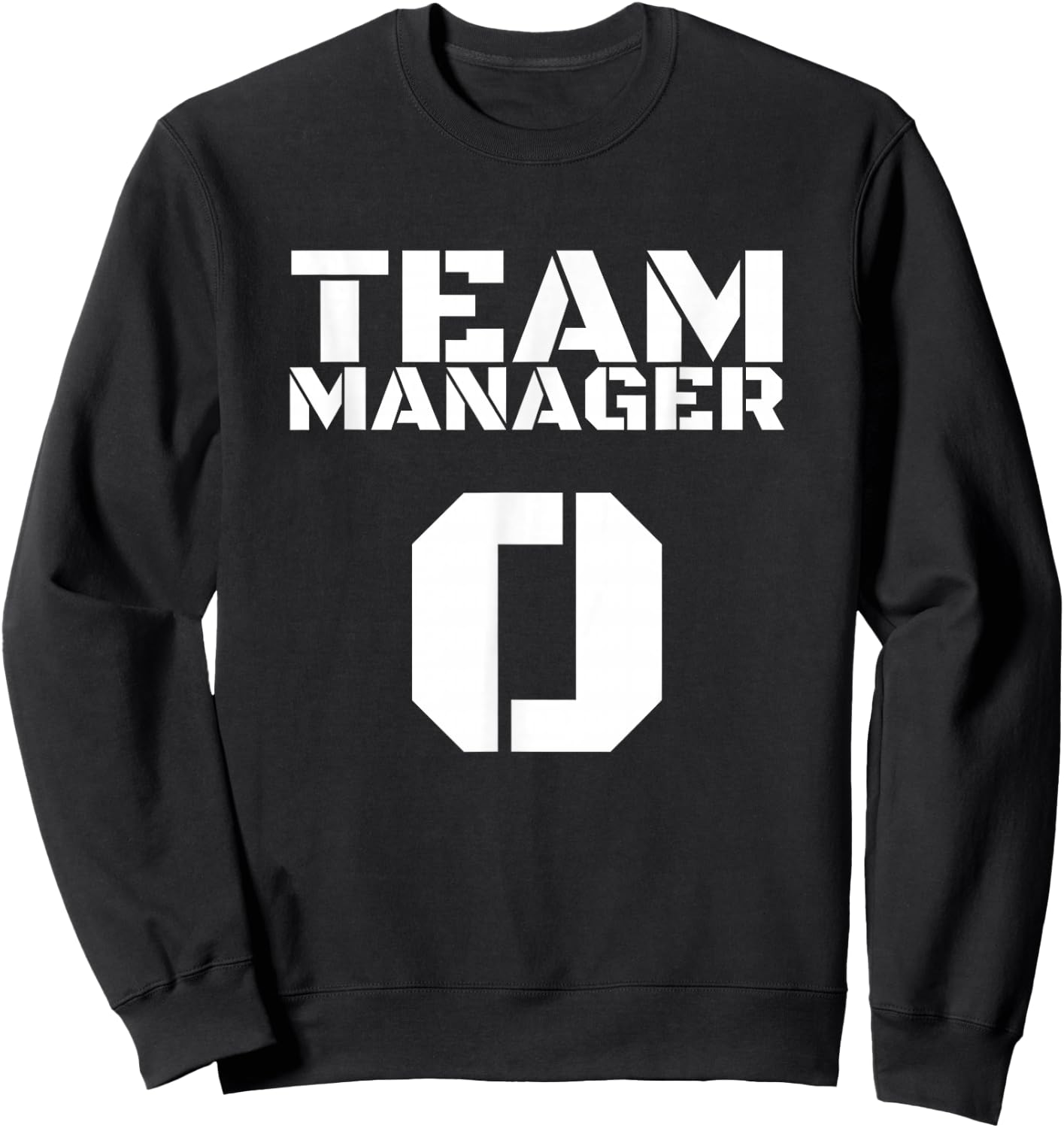 Team Manager Sports Equipment Coach Player Sweatshirt - Sweatshirt | Black
