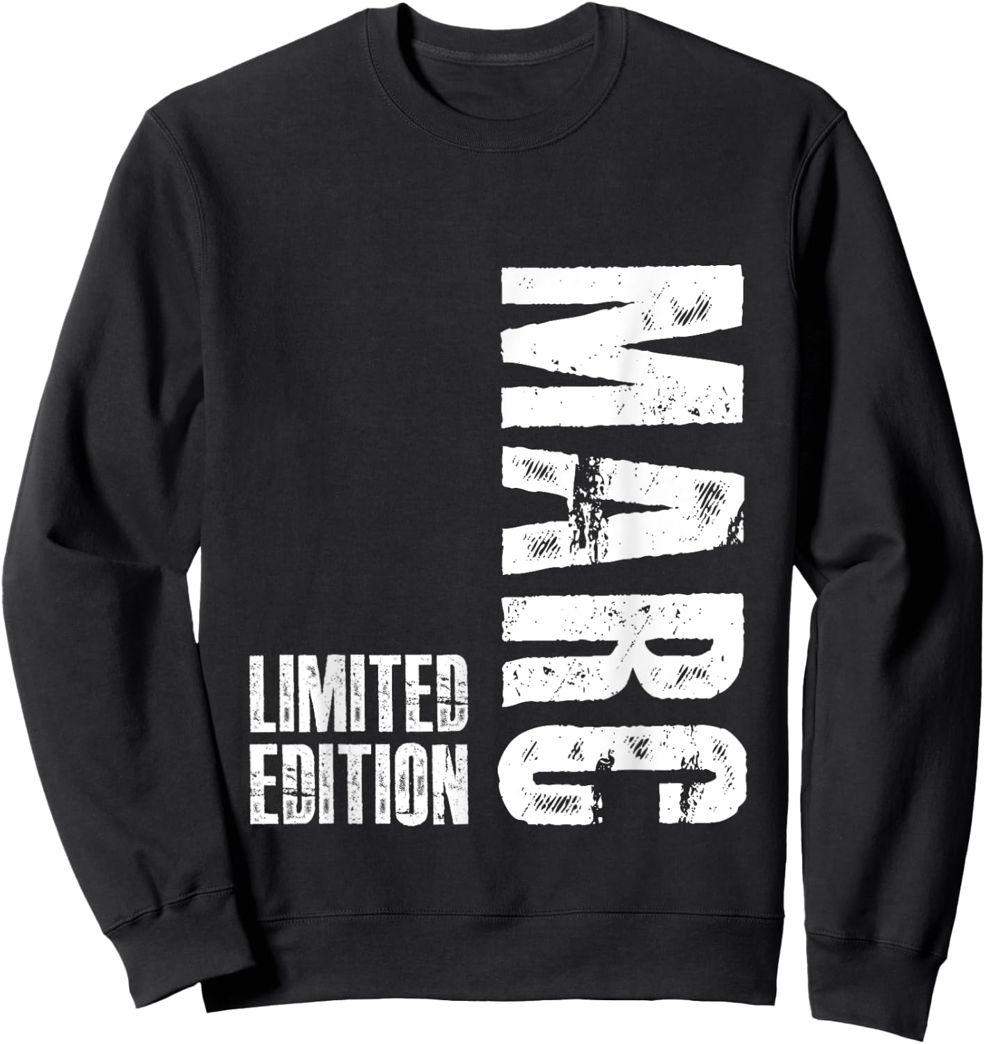 First Name Limited Edition Birthday Gift Marc , black Sweatshirt - Sweatshirt | Black