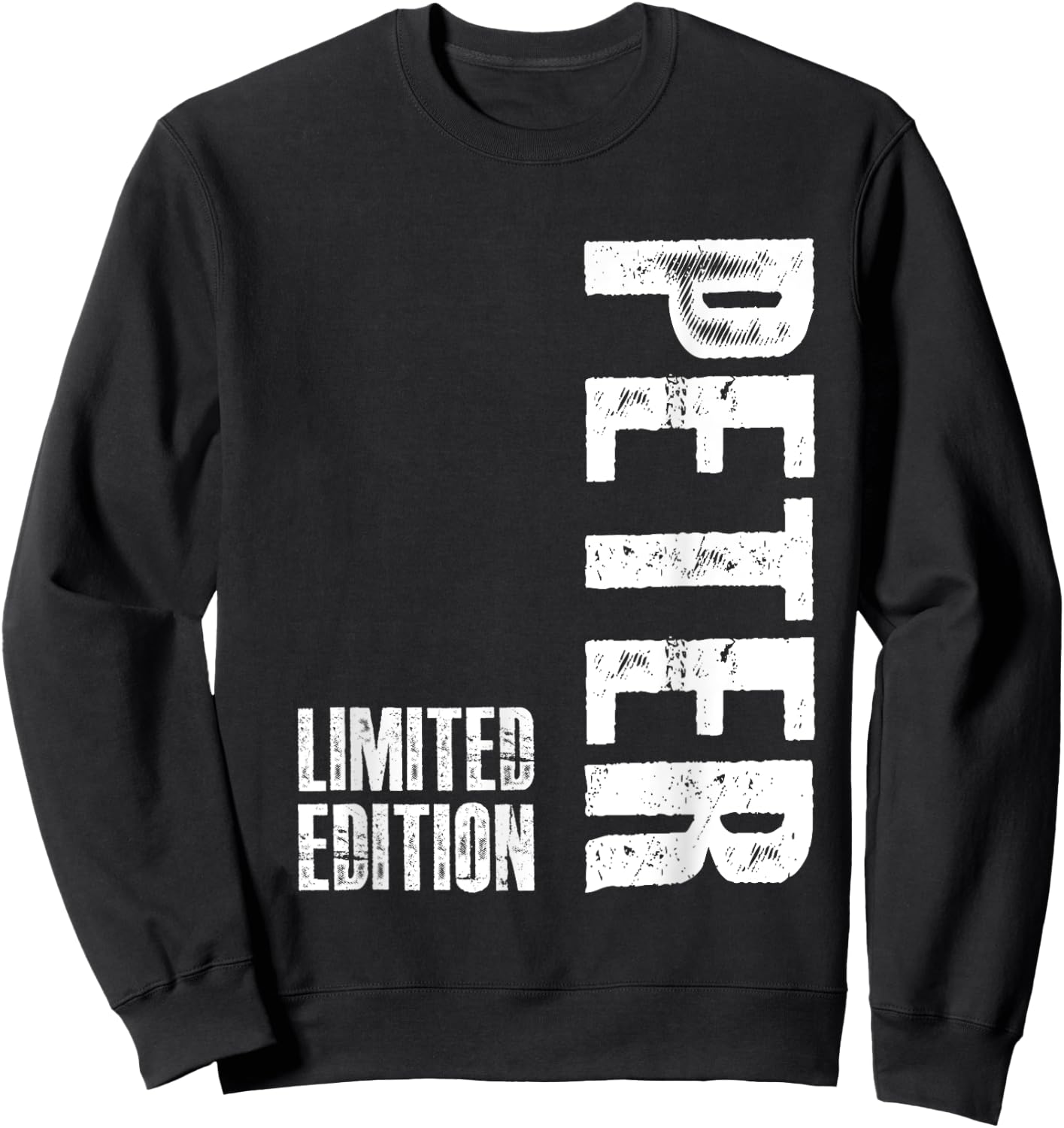 Herren - Schwarz - S - EU 34/36 - Peter Geburtstag Geschenk - Personalisiert und Novel - -Erwachsene, -Kinder - Männer Sweatshirt - Sweatshirt | Black