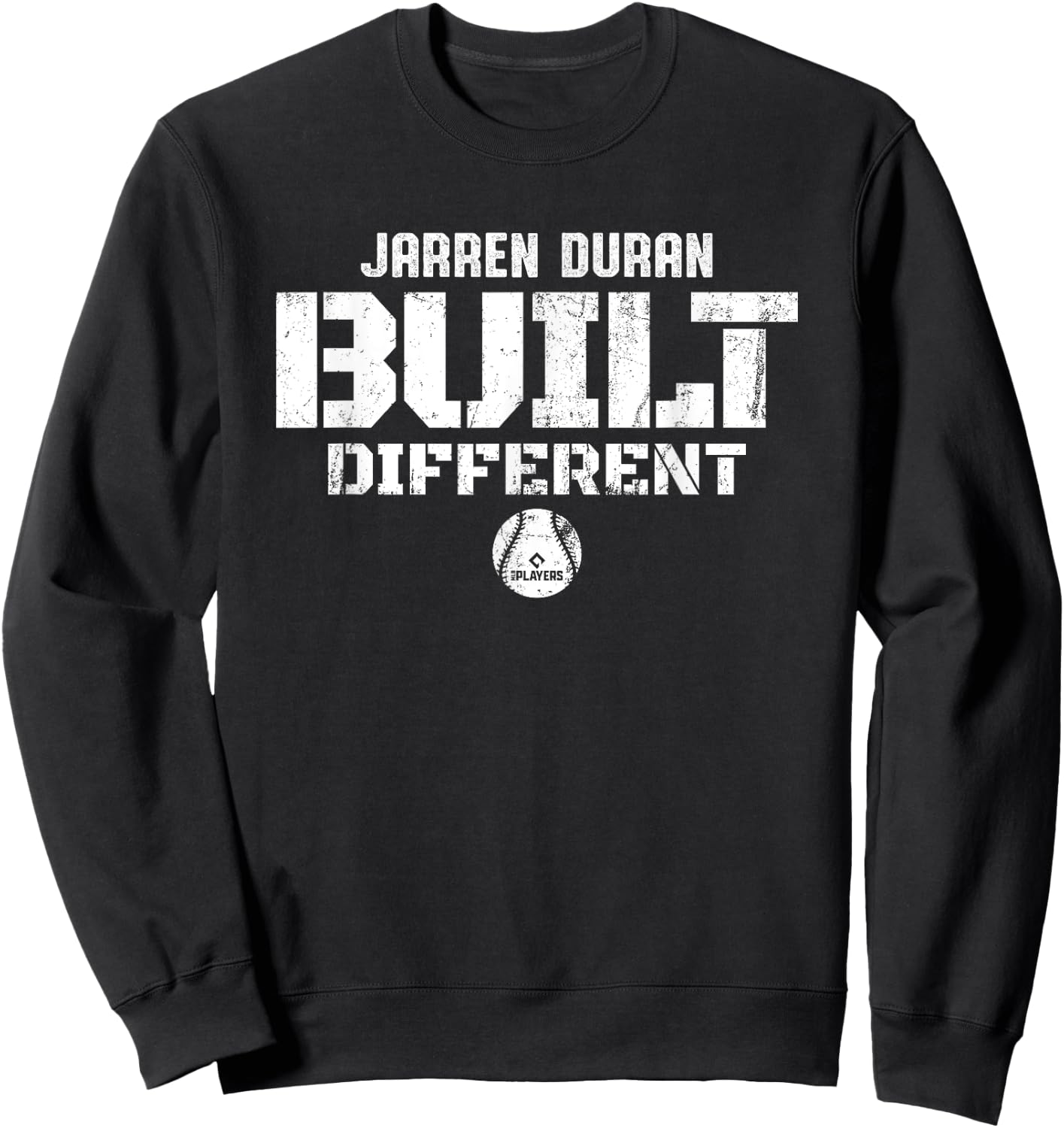 Built Different Jarren Duran Boston Baseball MLBPA Sweatshirt - Sweatshirt | Black