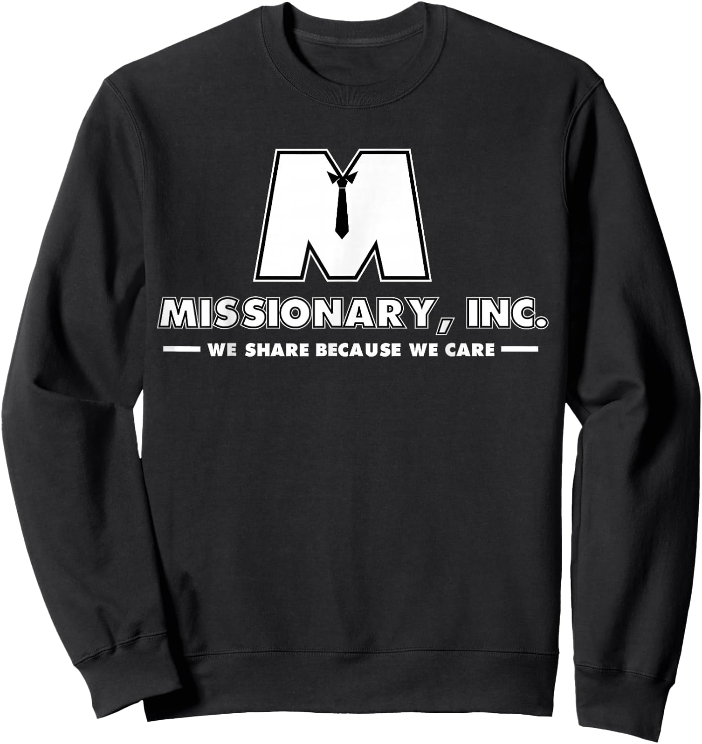 Funny Mormon Missionary Inc Sweatshirt - Sweatshirt | Black