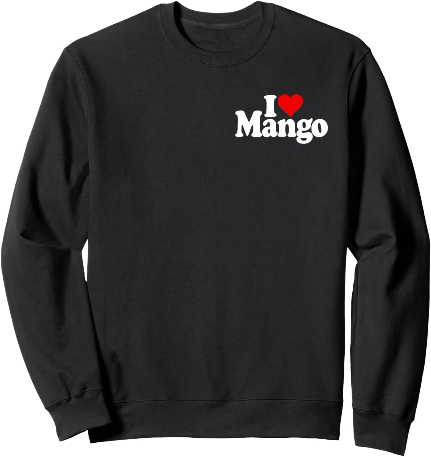 I Love Heart Mango Sweatshirt - Sweatshirt | Black