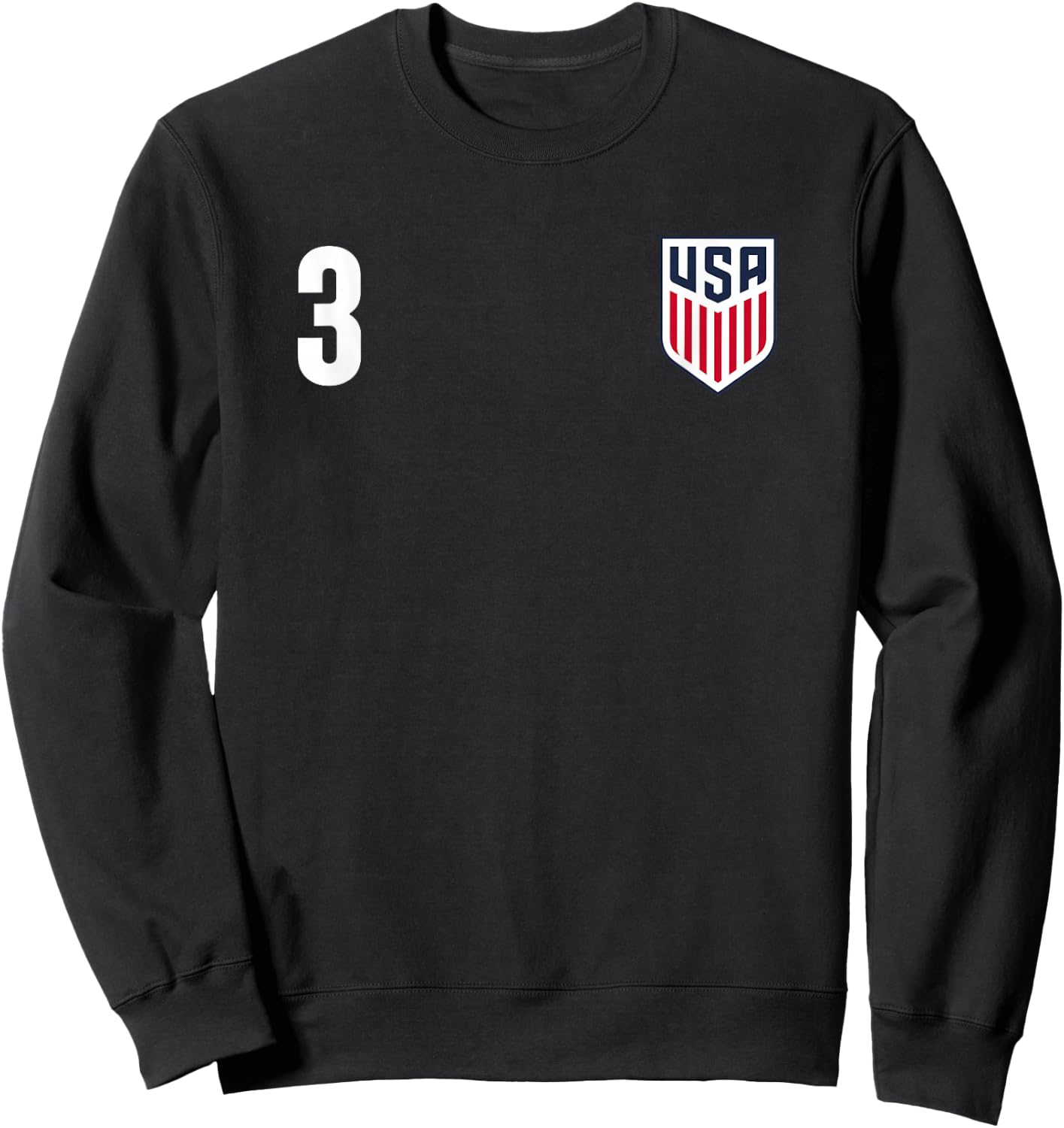 Officially Licensed US Soccer Chris Richards, Legacy #3 Sweatshirt - Sweatshirt | Black