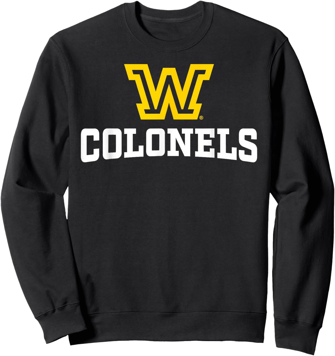 Wilkes University Colonels W Mark Sweatshirt - Sweatshirt | Black