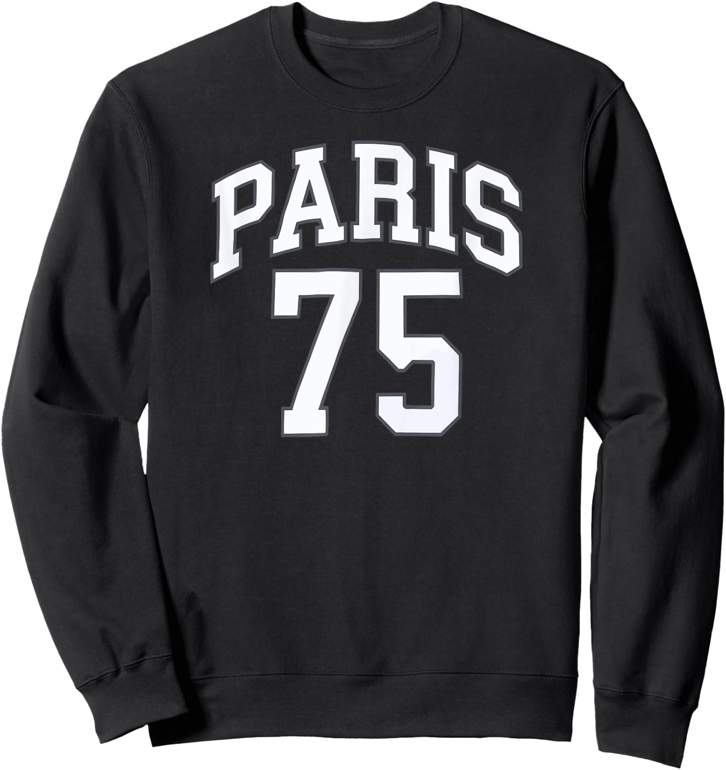Paris 75 Sweatshirt - Sweatshirt | Black