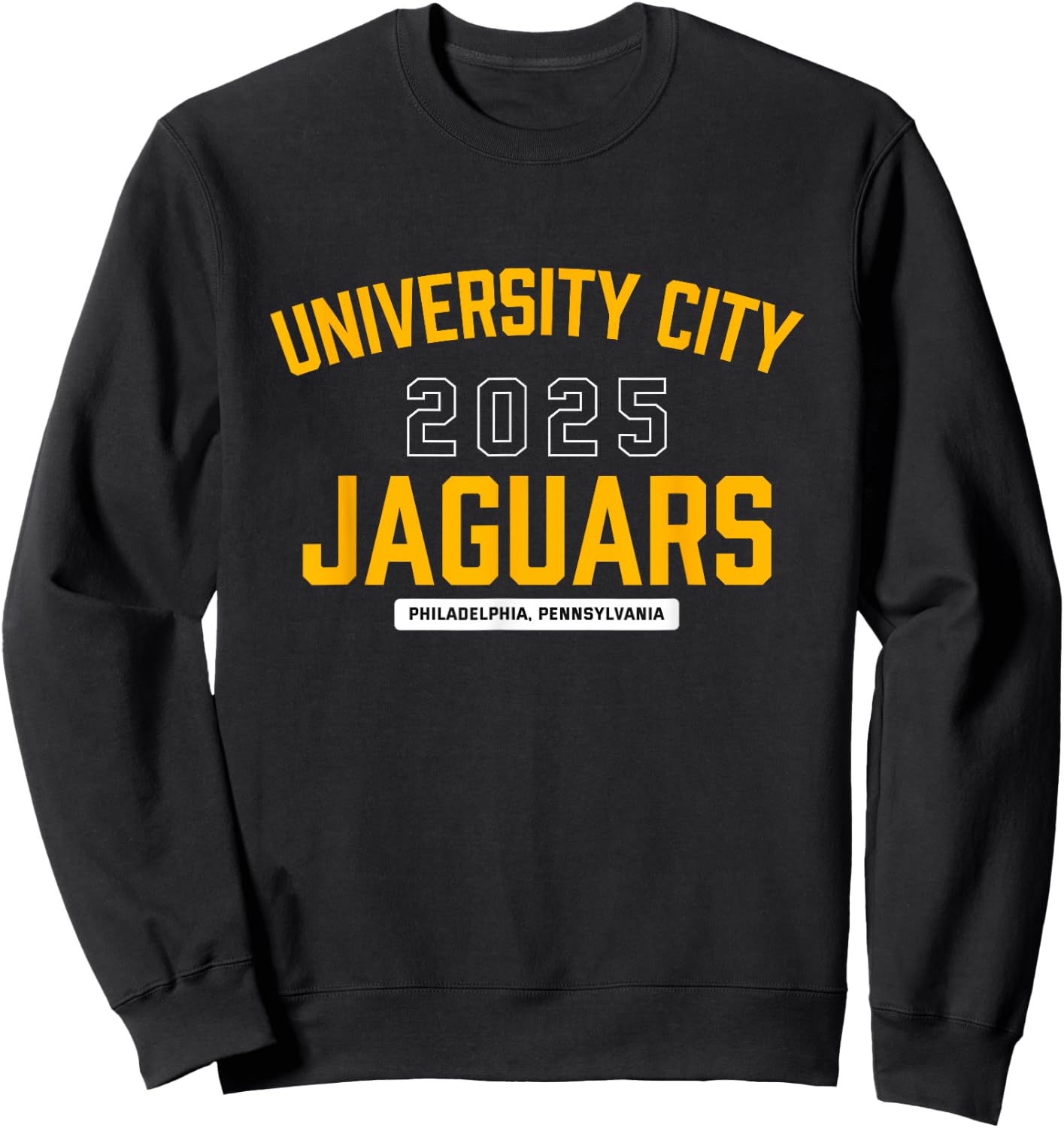 University City Jaguars Philadelphia, Pennsylvania 2025 Sweatshirt - Sweatshirt | Black