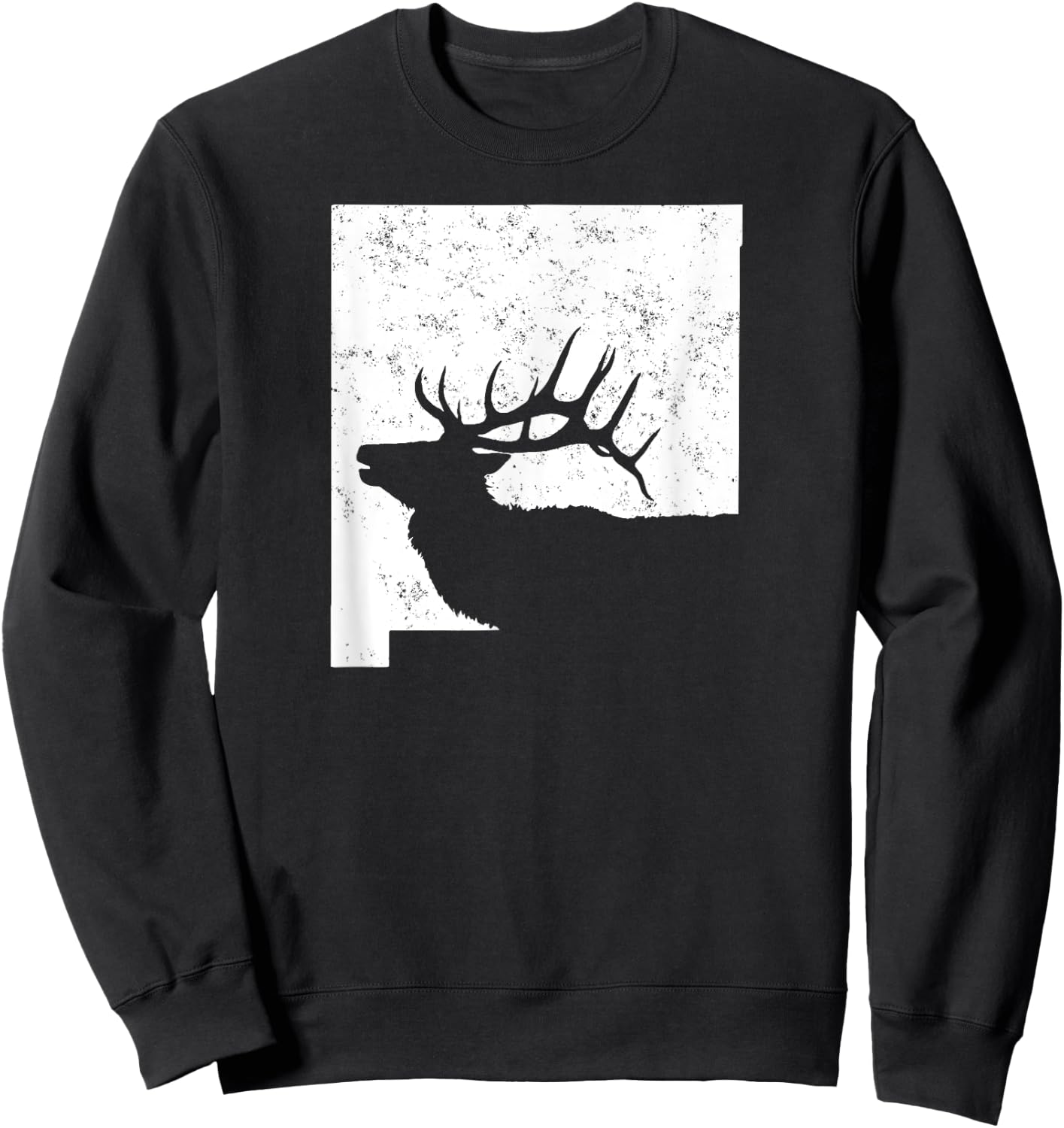 New Mexico Elk Hunting Shirt Sweatshirt - Sweatshirt | Black
