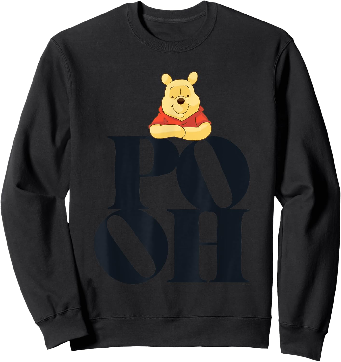 Winnie the Pooh Writing Sweatshirt - Sweatshirt | Black