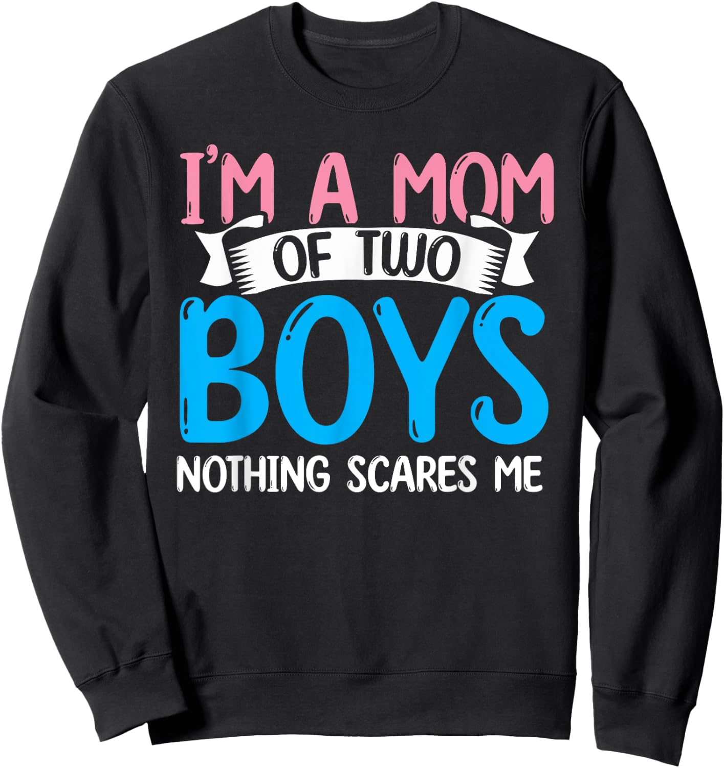Mutter Familien Mama Sohn Junge Muttertag Lustiges Mama Sweatshirt - Sweatshirt | Black